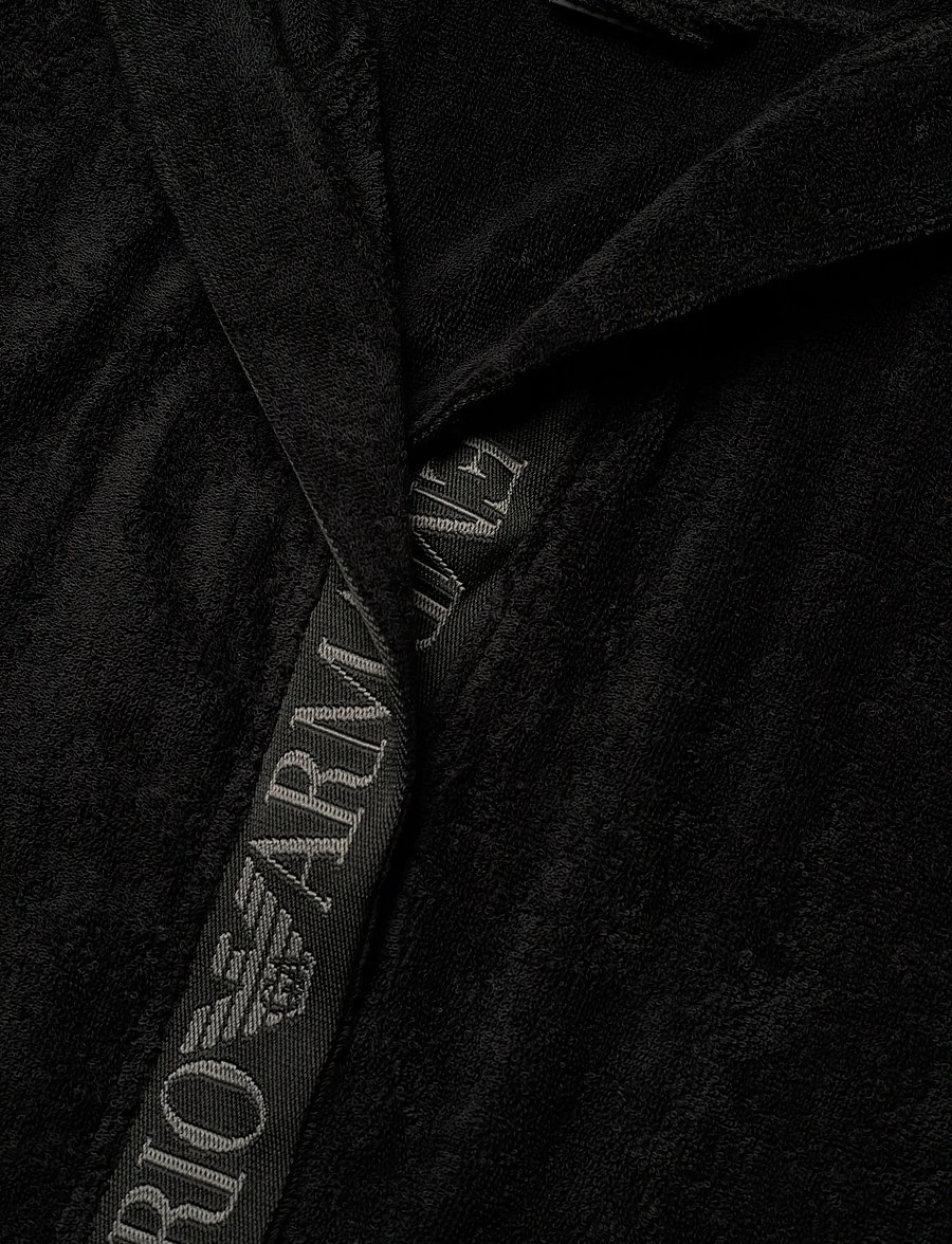 Emporio Armani - LOUNGEWEAR BATHROBE - morgonrockar - black - 3