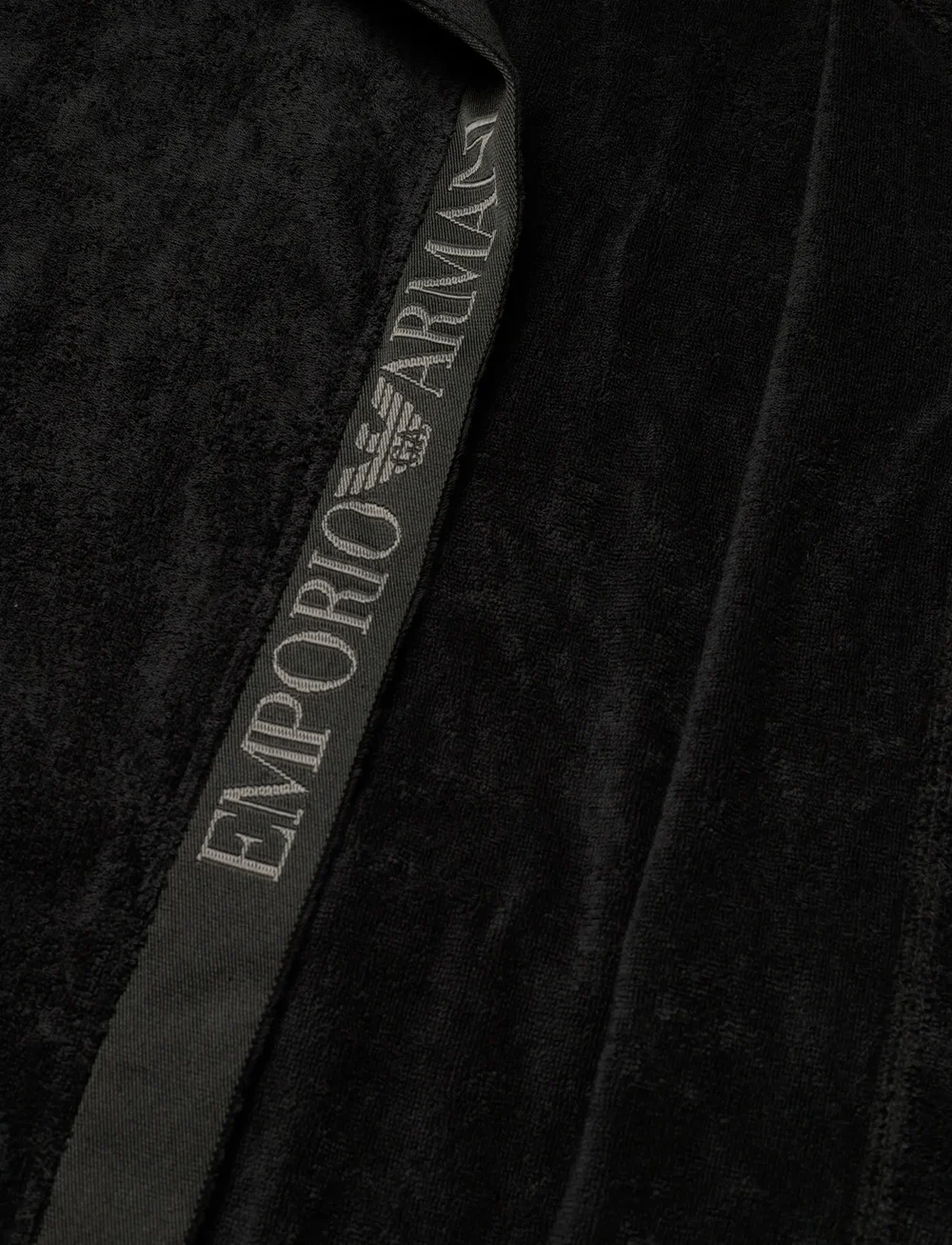 Emporio Armani - LOUNGEWEAR BATHROBE - hommikumantlid - black - 4