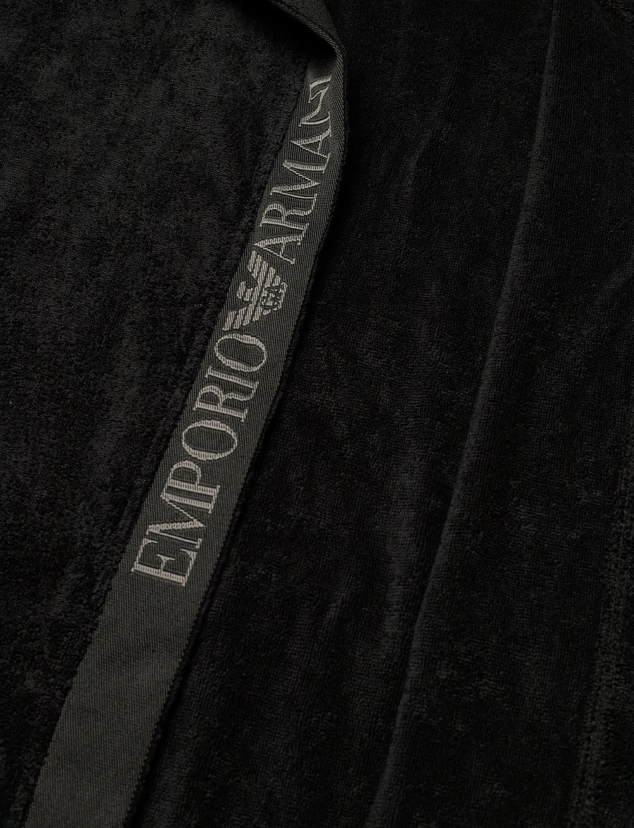 Emporio Armani - LOUNGEWEAR BATHROBE - morgonrockar - black - 5