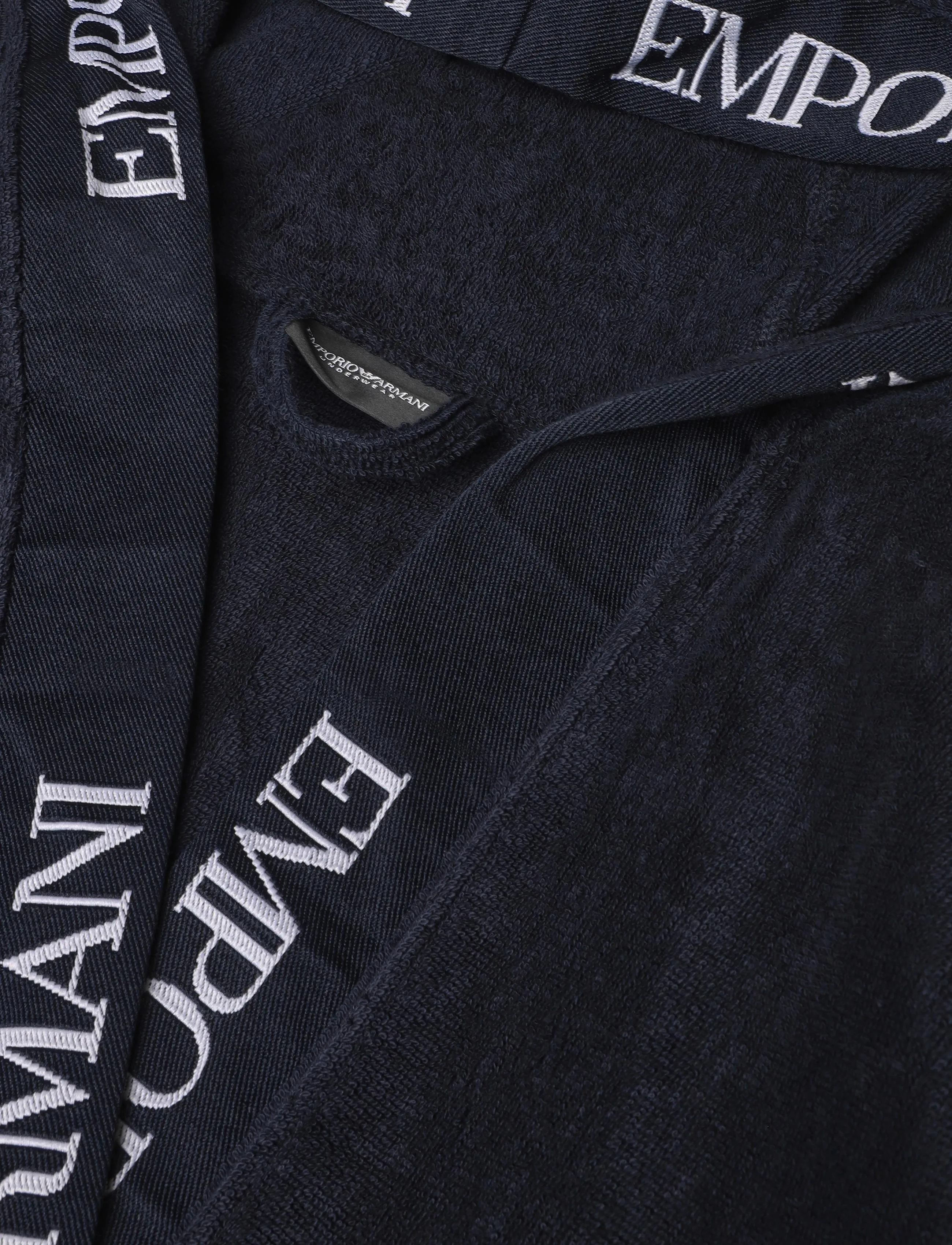 Emporio Armani - LOUNGEWEAR BATHROBE - robes - armani blue - 2