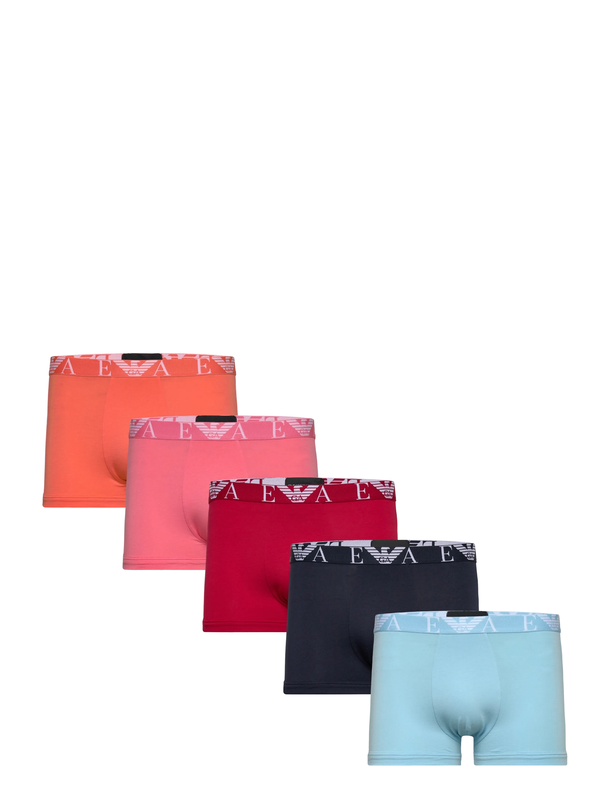 EMPORIO ARMANI 5-Pack Bottom Part Pink - S - Herren