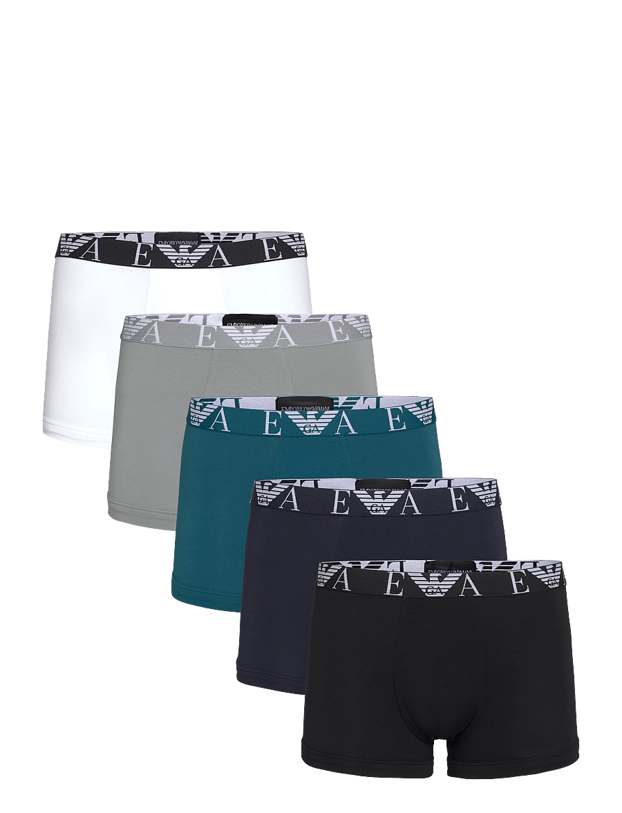 Emporio Armani - 5-PACK BOTTOM PART - boxershorts - blk/mon/blu/oct/whit - 0