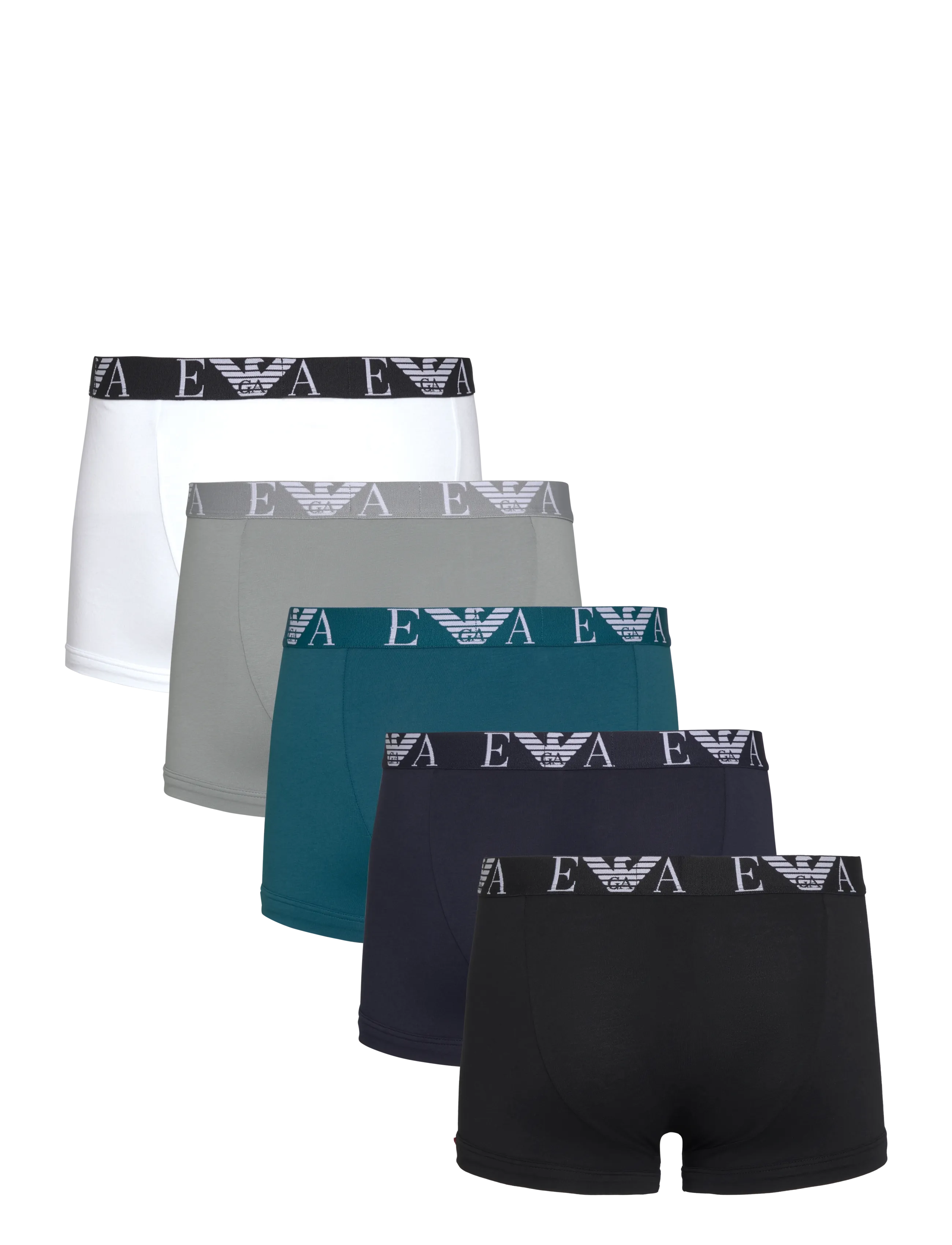 Emporio Armani - 5-PACK BOTTOM PART - boxershorts - blk/mon/blu/oct/whit - 1