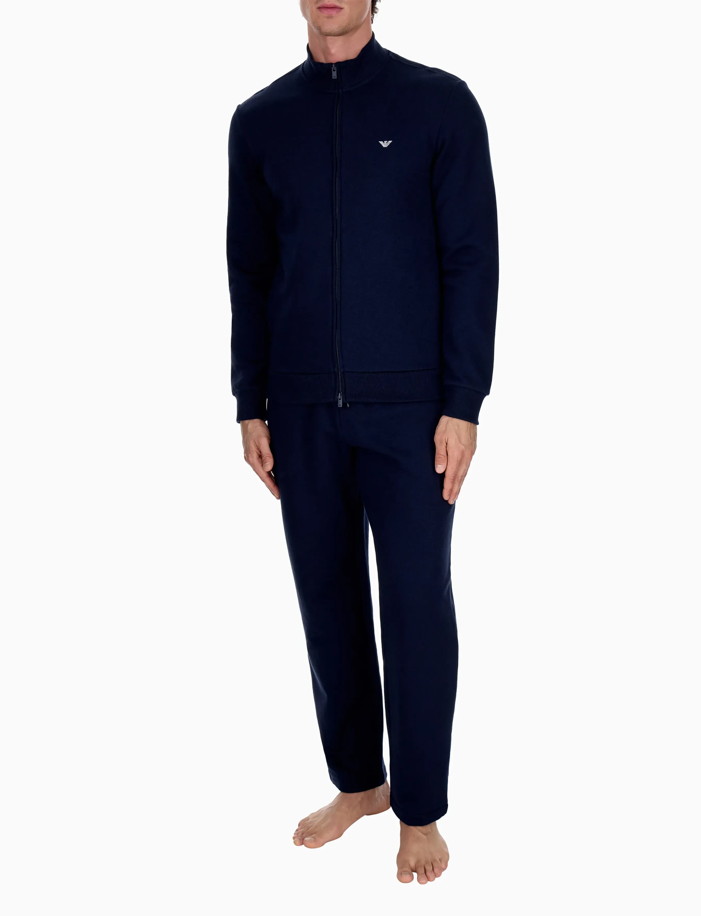 Emporio Armani LOUNGEWEAR TRACKSUIT - Sweatpants - ARMANI BLUE / navy