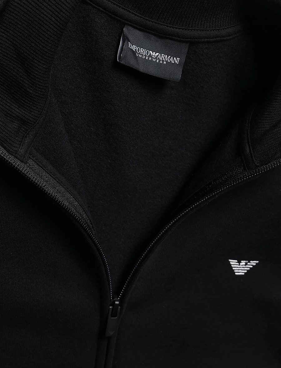 Emporio Armani - LOUNGEWEAR TRACKSUIT - träningsoveraller - black - 4