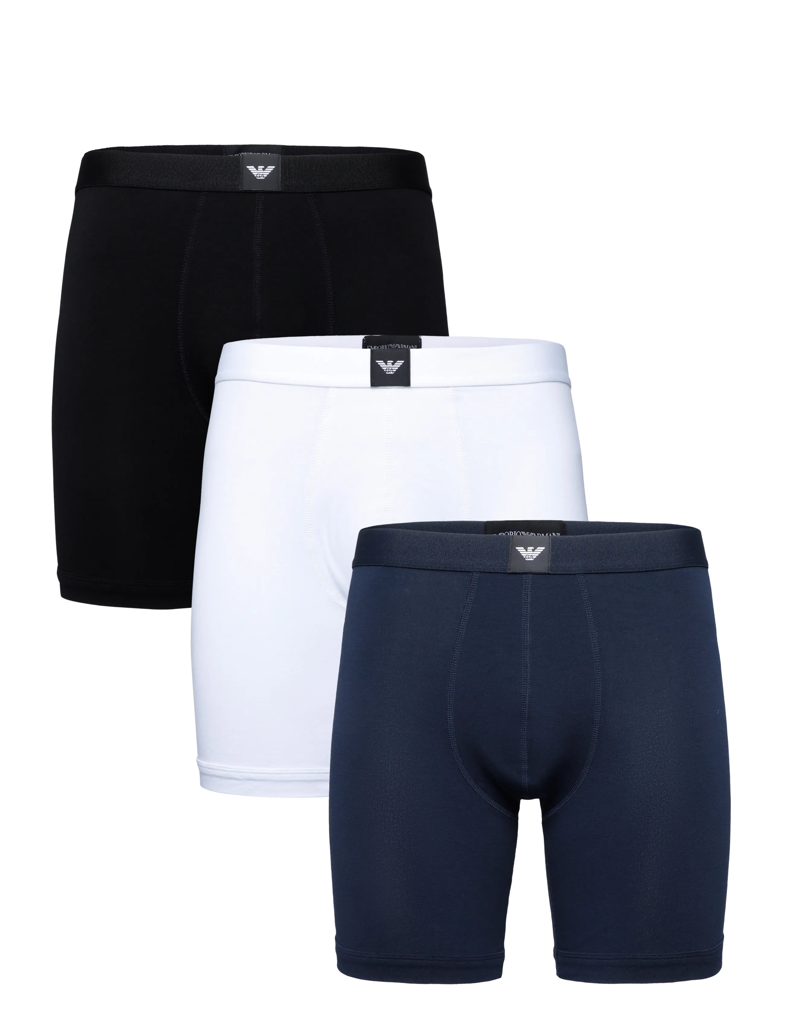 Emporio Armani 3 PACK BOTTOM - Emporio Armani - BLACK/WHITE/BLU / black