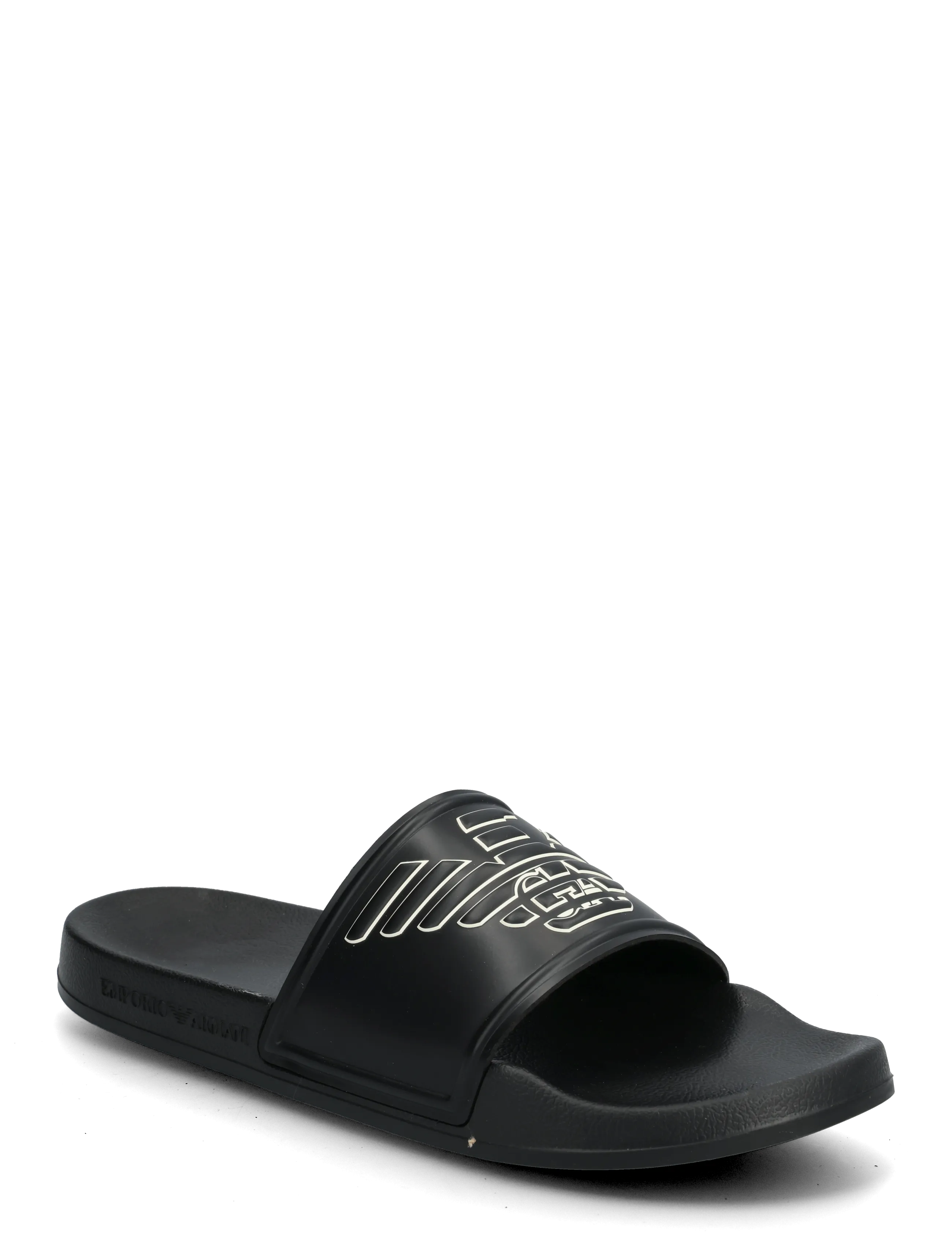 Emporio Armani SHOES BEACHWEAR - Sko - BLACK-WHISPER WHITE / black
