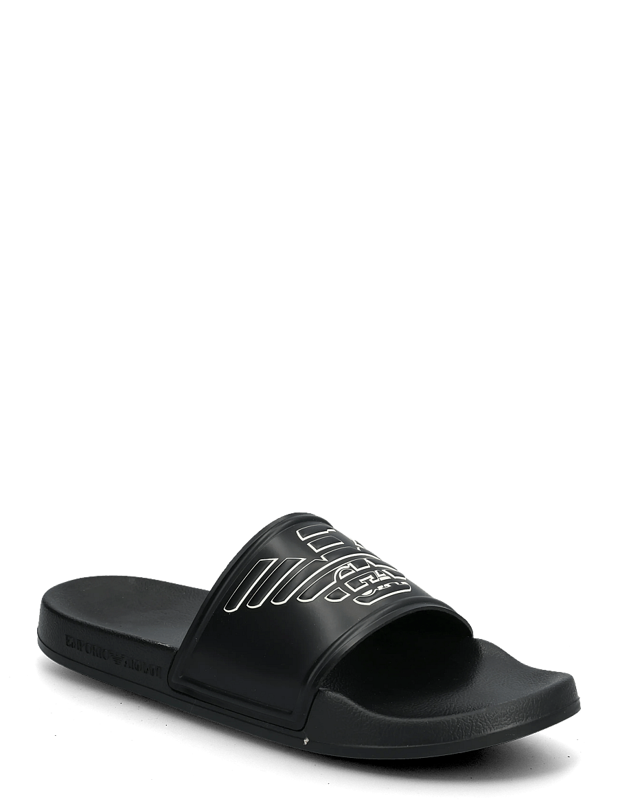 Emporio Armani - SHOES BEACHWEAR - badesandaler - black-whisper white - 0