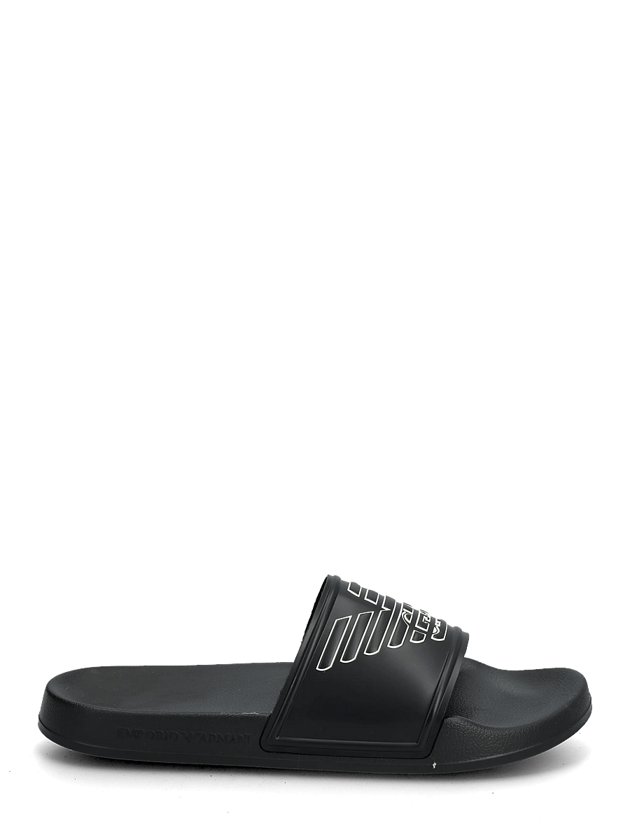Emporio Armani - SHOES BEACHWEAR - badesandaler - black-whisper white - 1