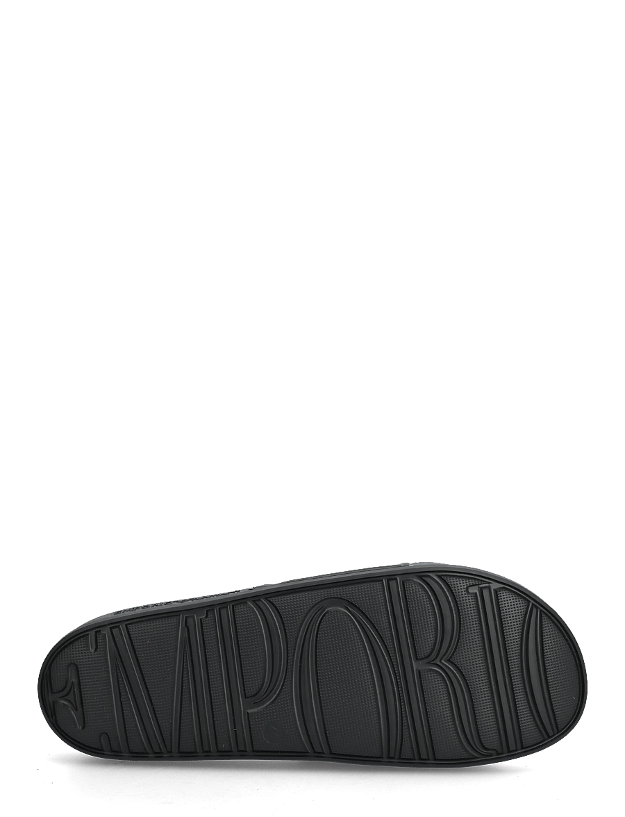 Emporio Armani - SHOES BEACHWEAR - badesandaler - black-whisper white - 4