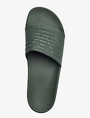 Emporio Armani - SLIPPER PU+EAGLE LOG - sandaler - s132-military+military - 3