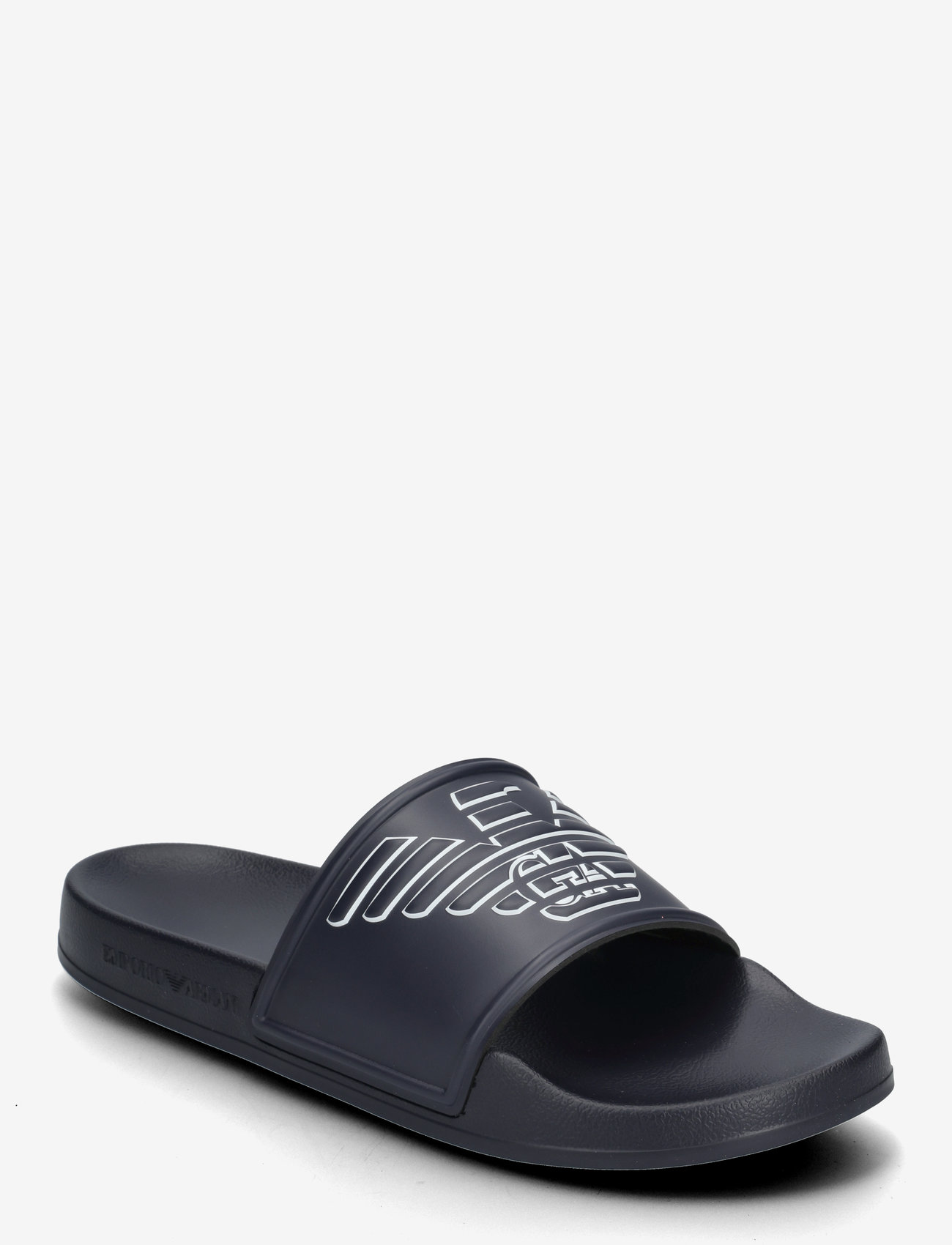 Emporio Armani - SLIP.PVC-OUTLINE LOG - badeschuhe - blue-white - 0