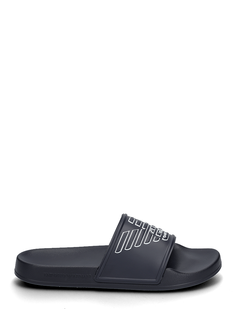 Emporio Armani - SLIP.PVC-OUTLINE LOG - badeschuhe - blue-white - 1