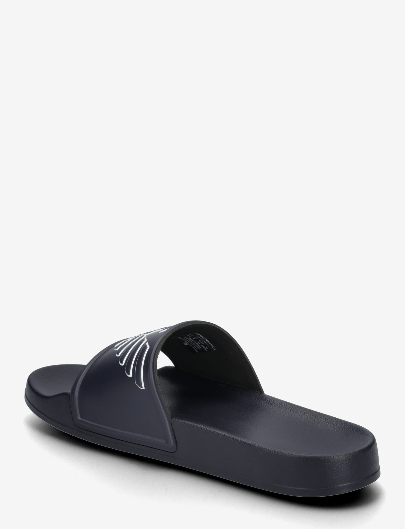 Emporio Armani - SLIP.PVC-OUTLINE LOG - badeschuhe - blue-white - 2