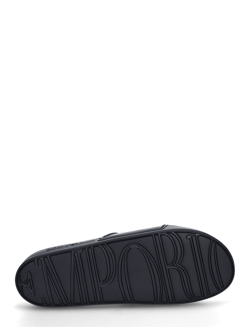 Emporio Armani - SLIP.PVC-OUTLINE LOG - badeschuhe - blue-white - 4