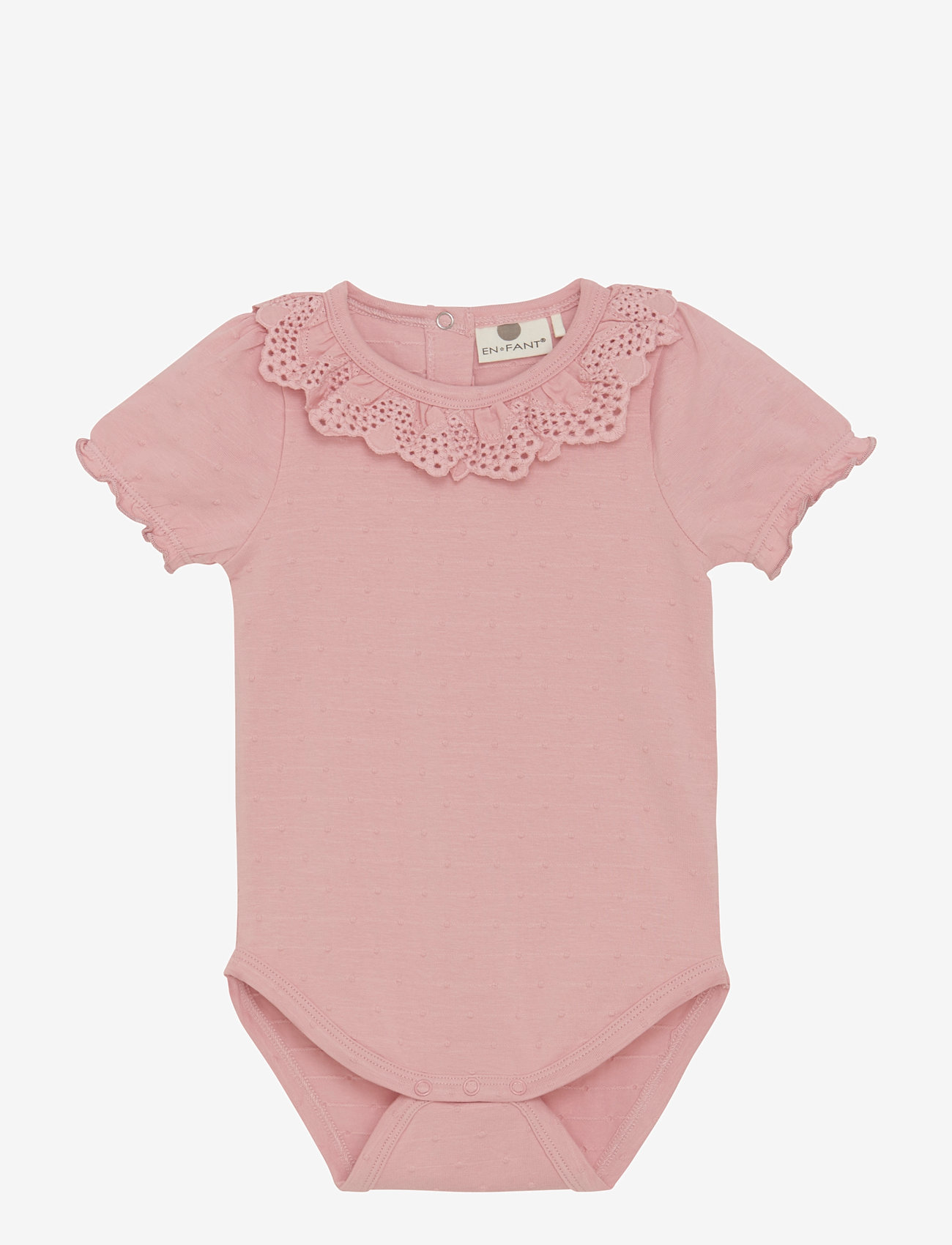 En Fant - Body SS - kortærmede bodyer - bridal rose - 0