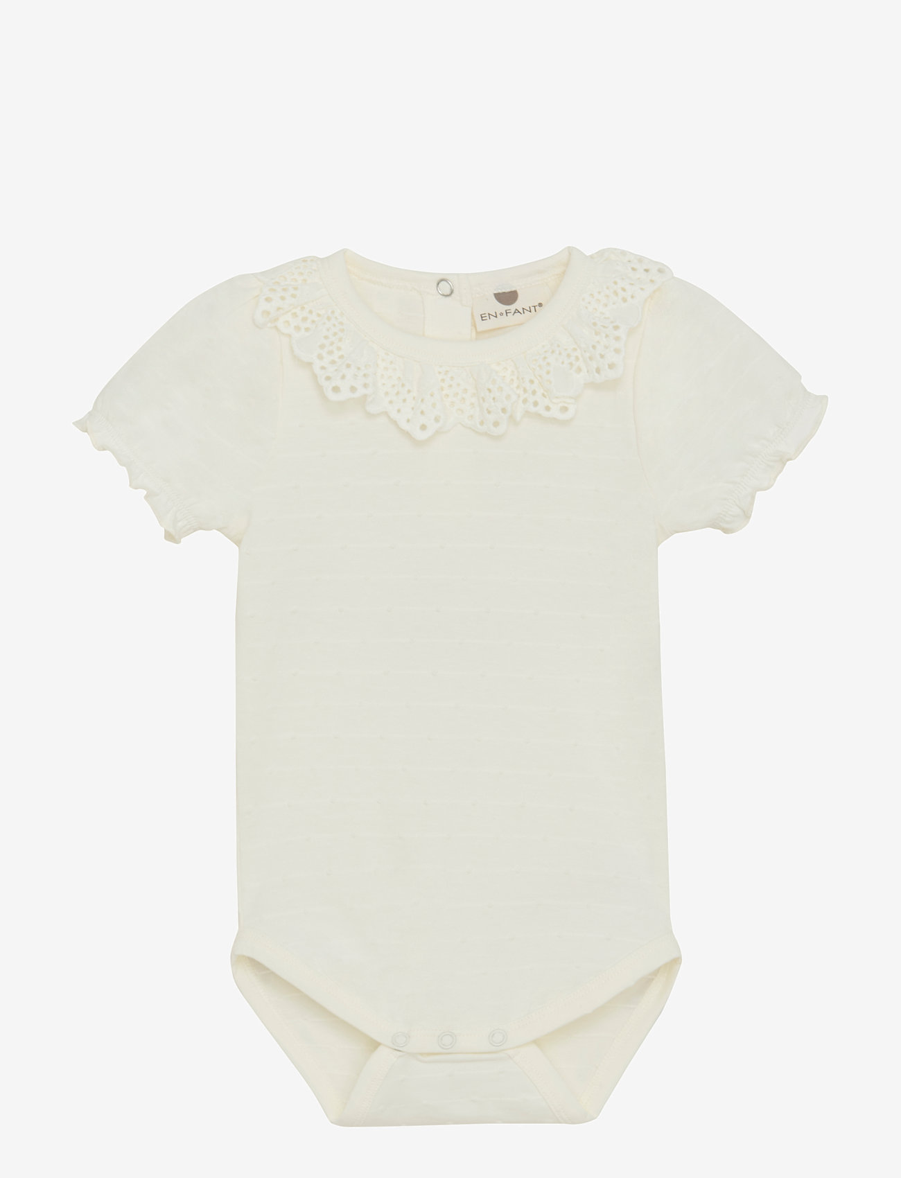 En Fant - Body SS - kortärmade bodies - egret - 0