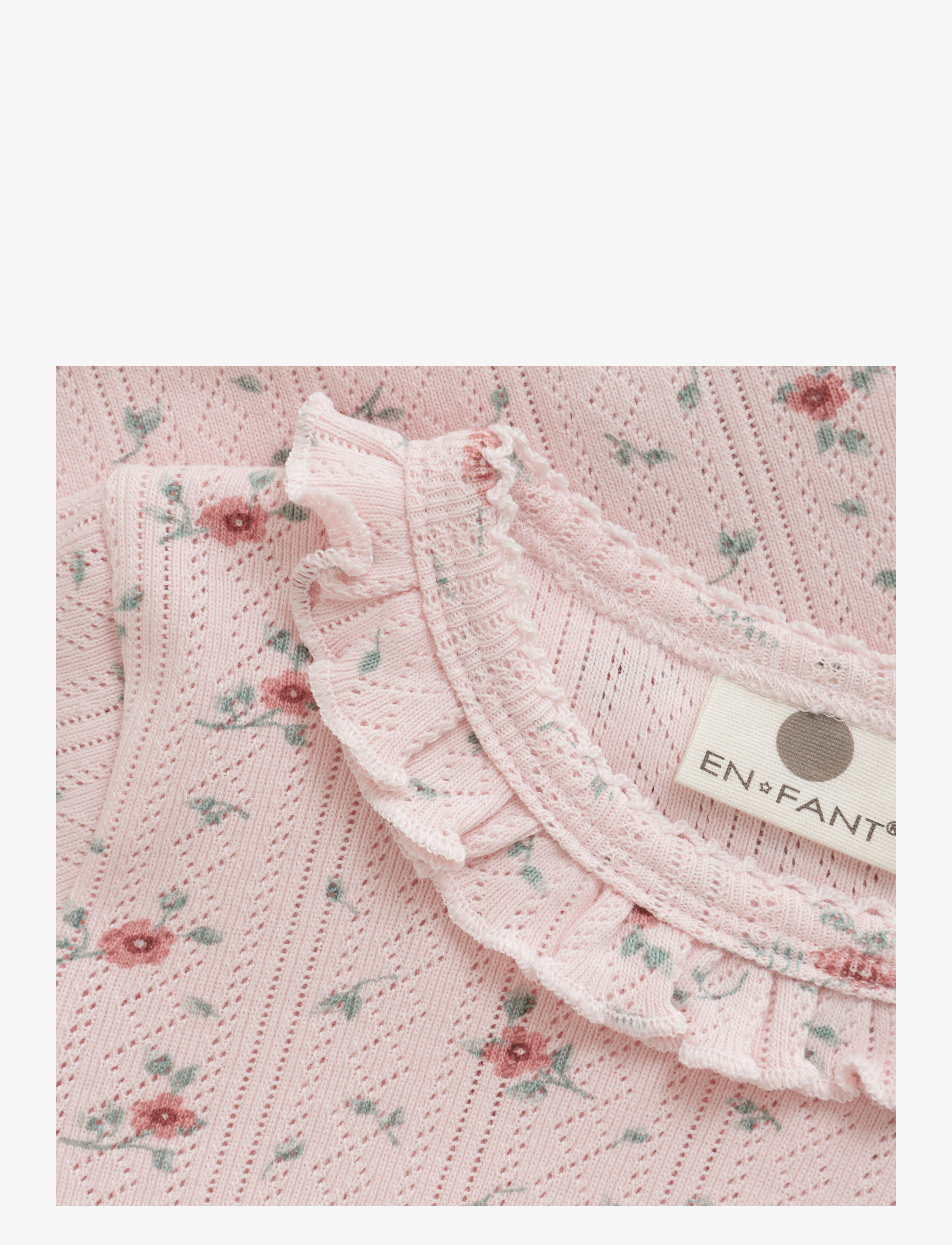 En Fant - Body LS Pointelle - veiled rose - 2