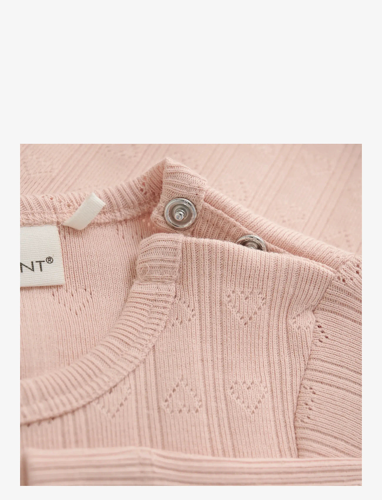 En Fant - Body LS Pointelle - långärmade bodysuits - cameo rose - 2