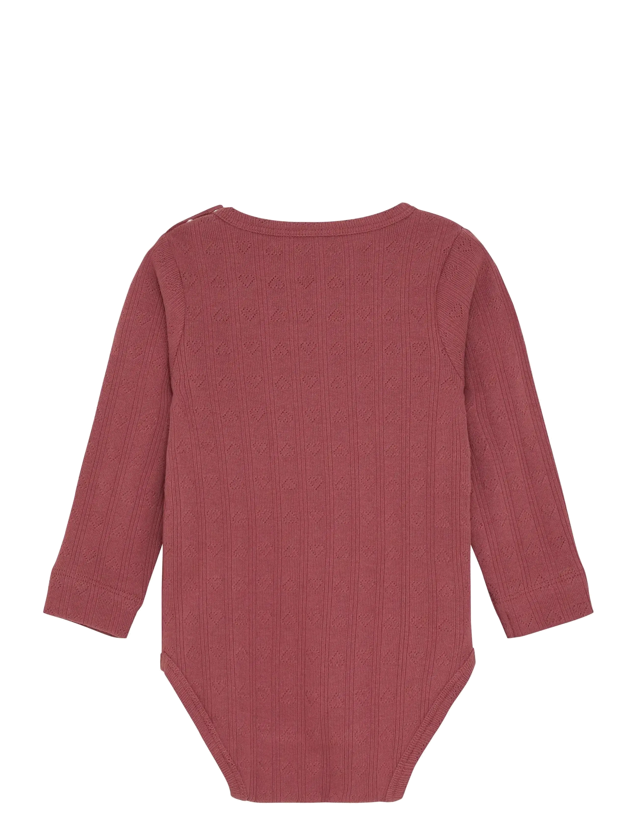 En Fant - Body LS Pointelle - roan rouge - 1