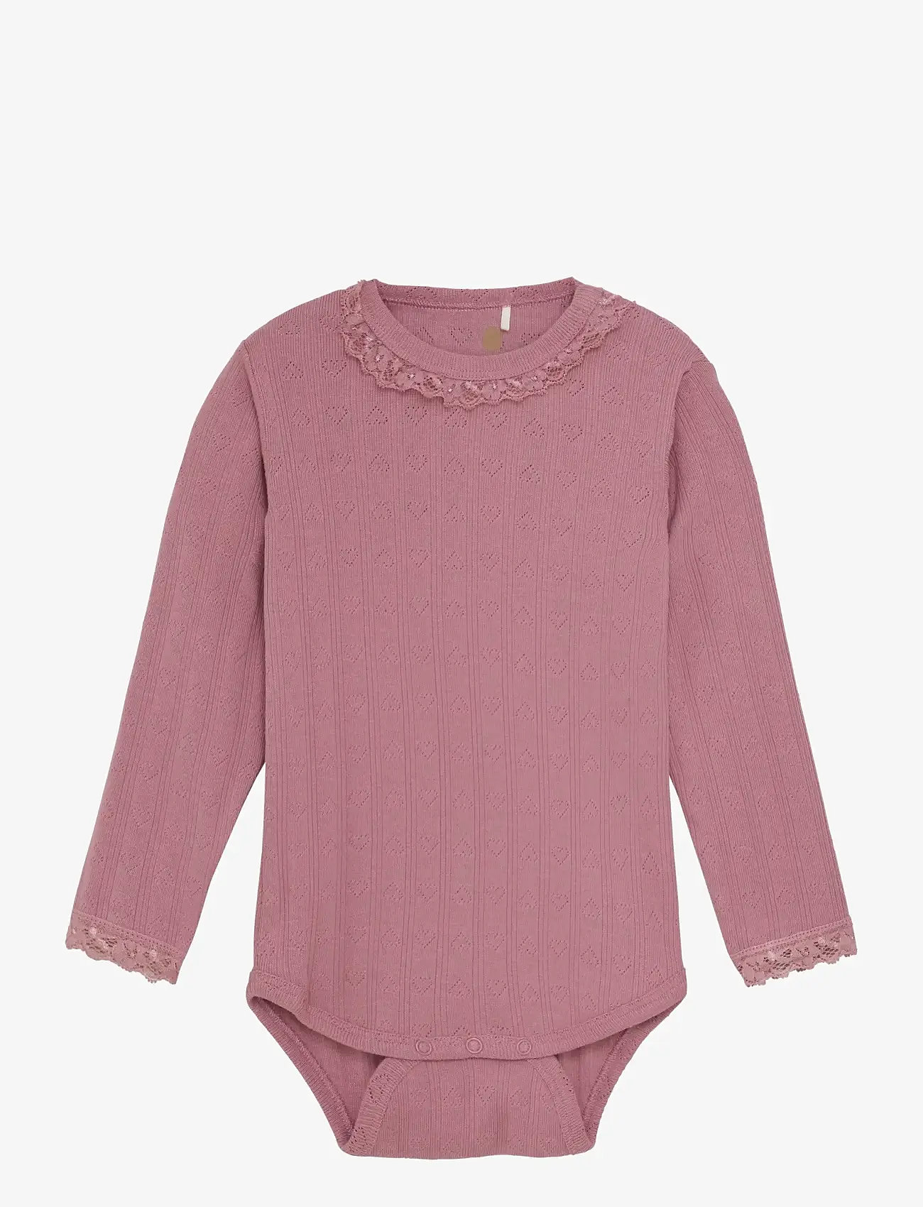 En Fant - Body LS Pointelle - pikkade varrukatega - nostalgia rose - 0