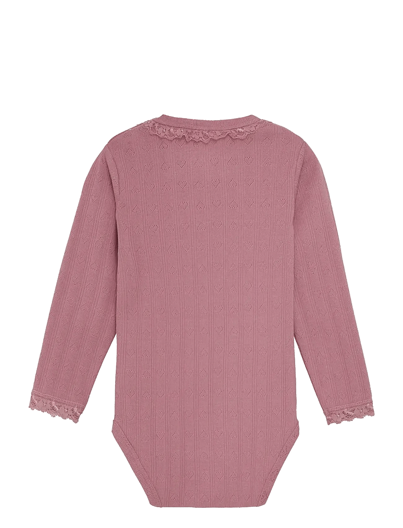En Fant - Body LS Pointelle - pikkade varrukatega - nostalgia rose - 1