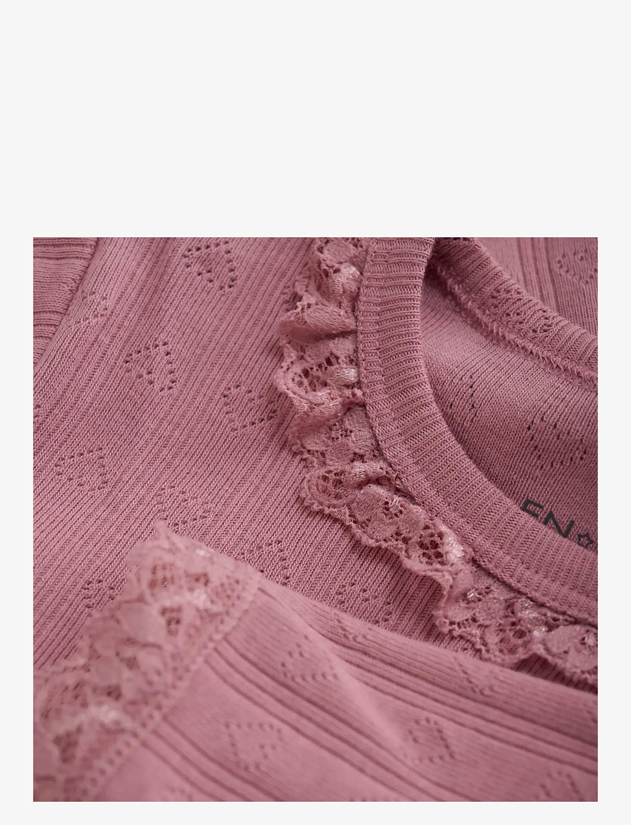 En Fant - Body LS Pointelle - pikkade varrukatega - nostalgia rose - 2