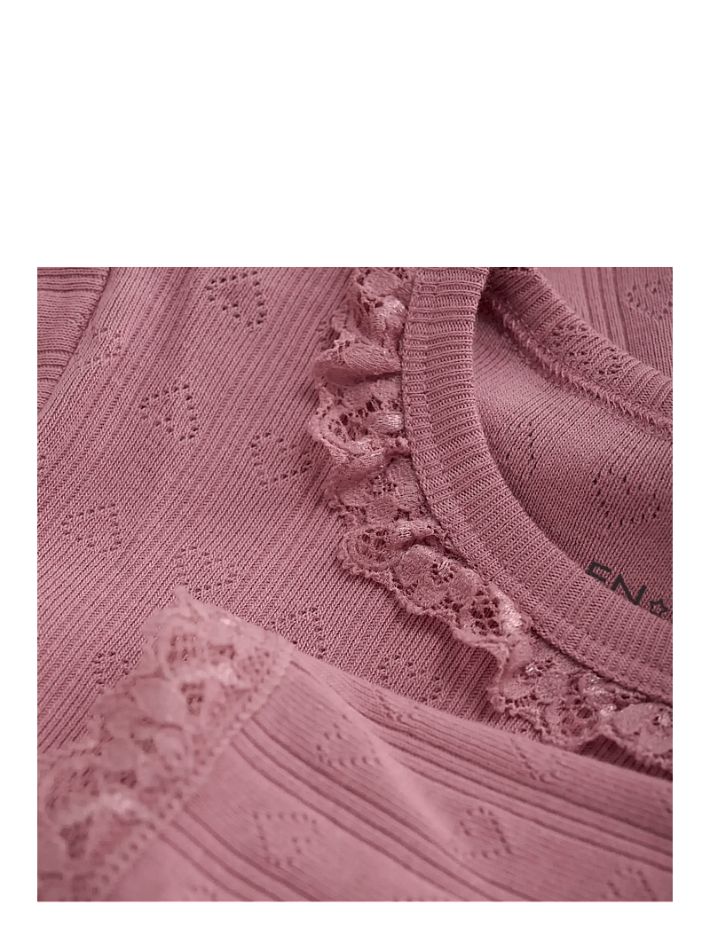 En Fant - Body LS Pointelle - pikkade varrukatega - nostalgia rose - 2
