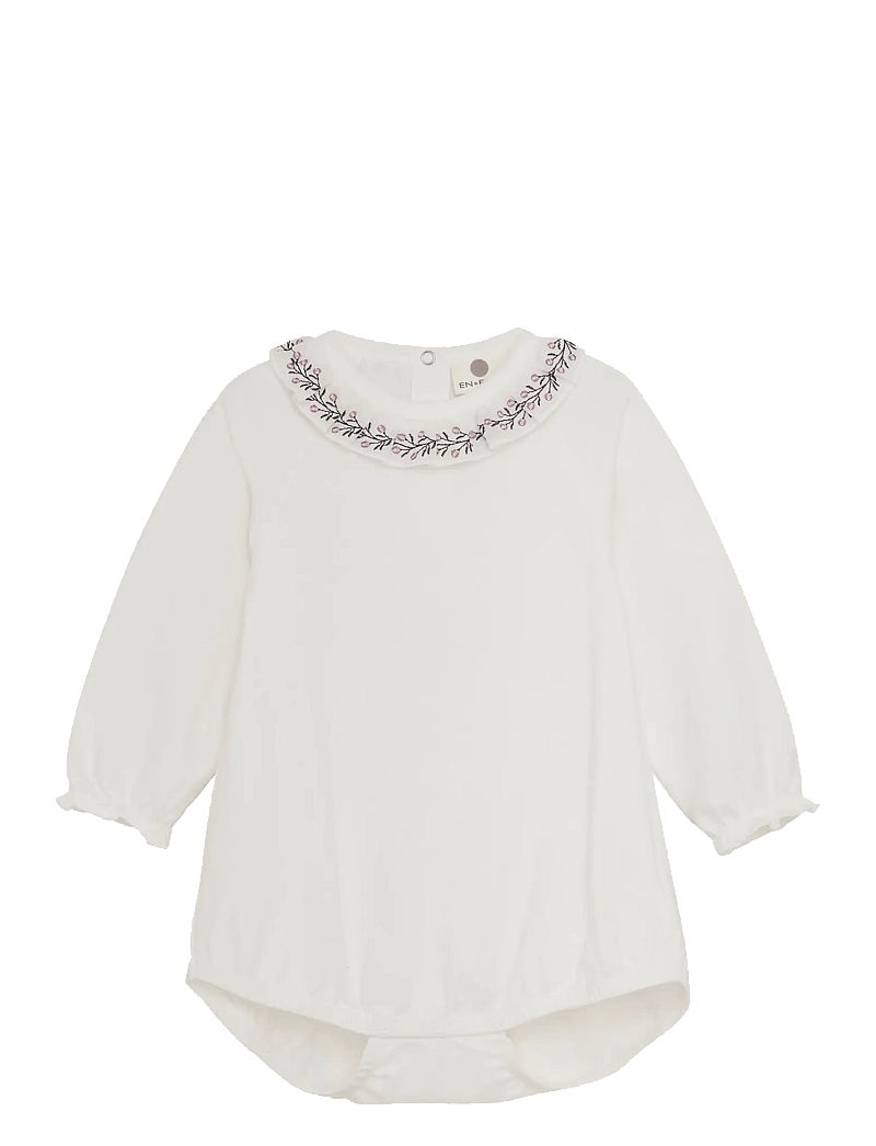En Fant - Body LS Collar - långärmade bodysuits - egret - 0