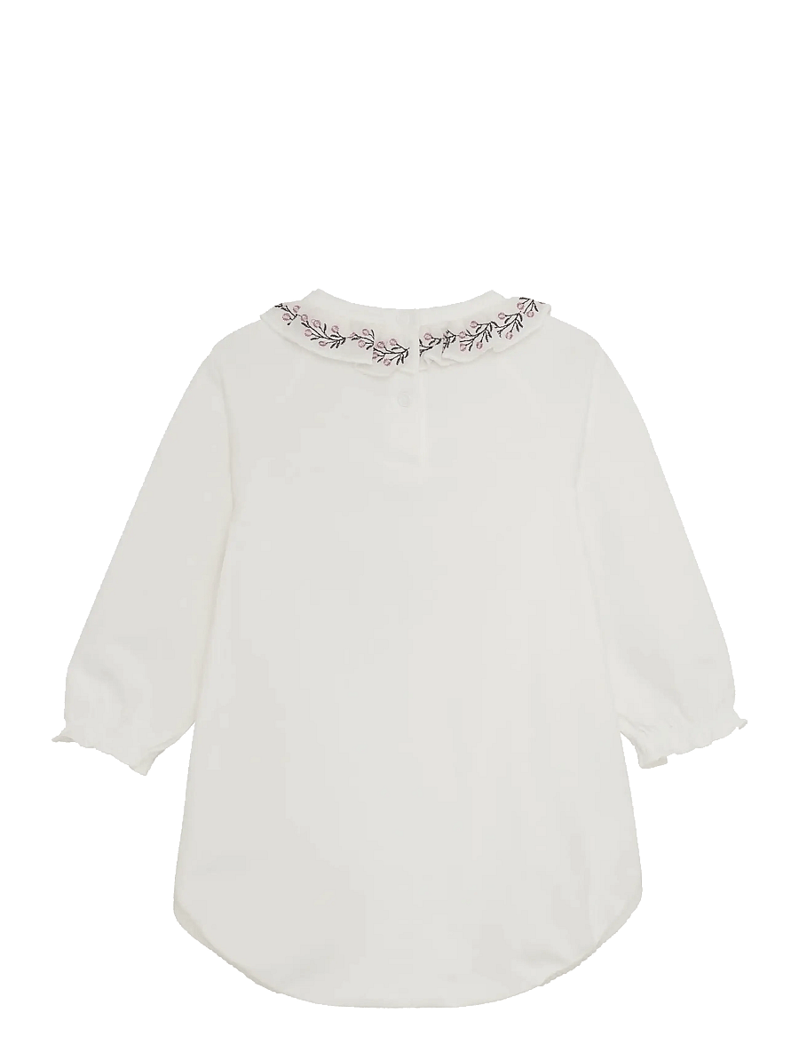 En Fant - Body LS Collar - egret - 1