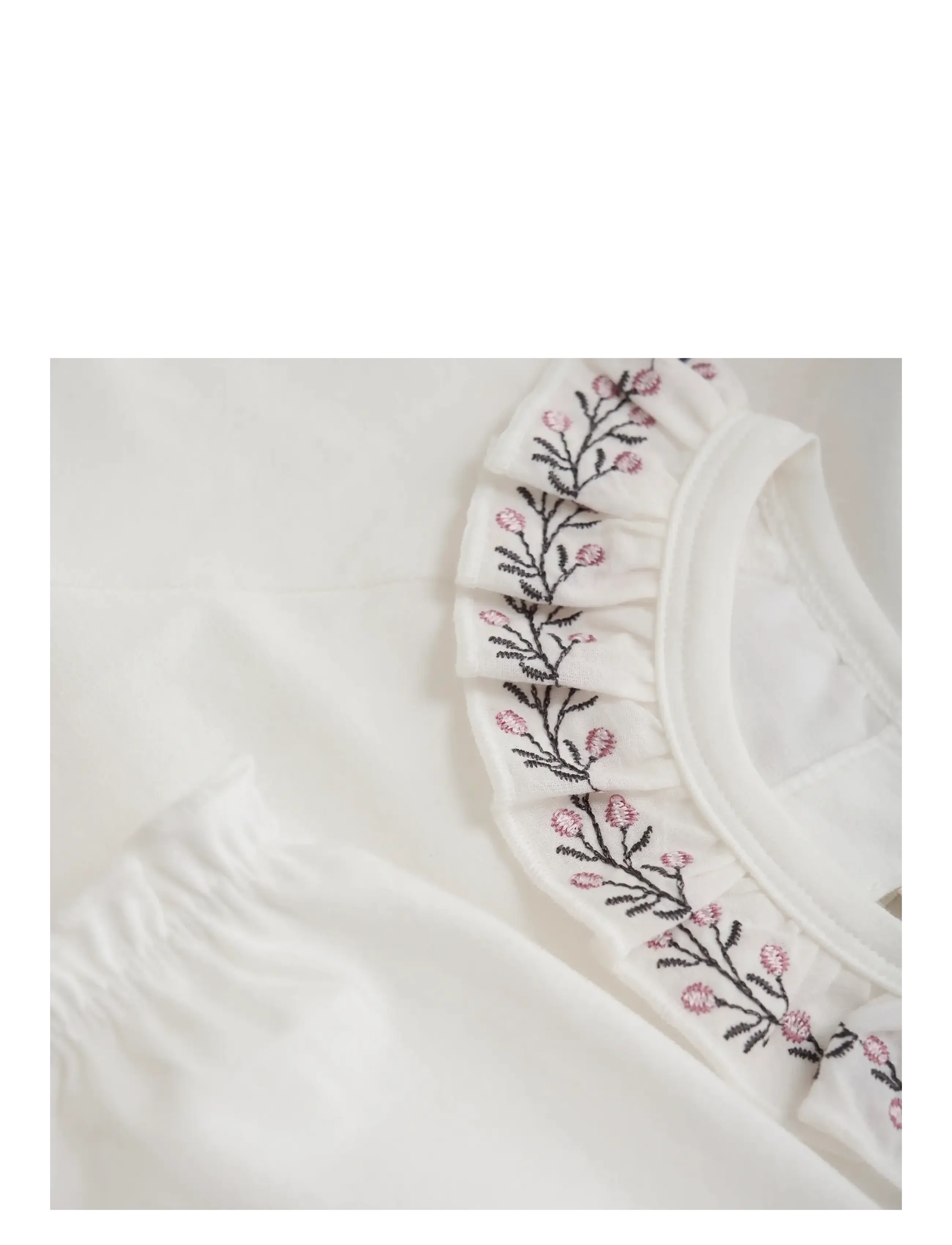 En Fant - Body LS Collar - egret - 2