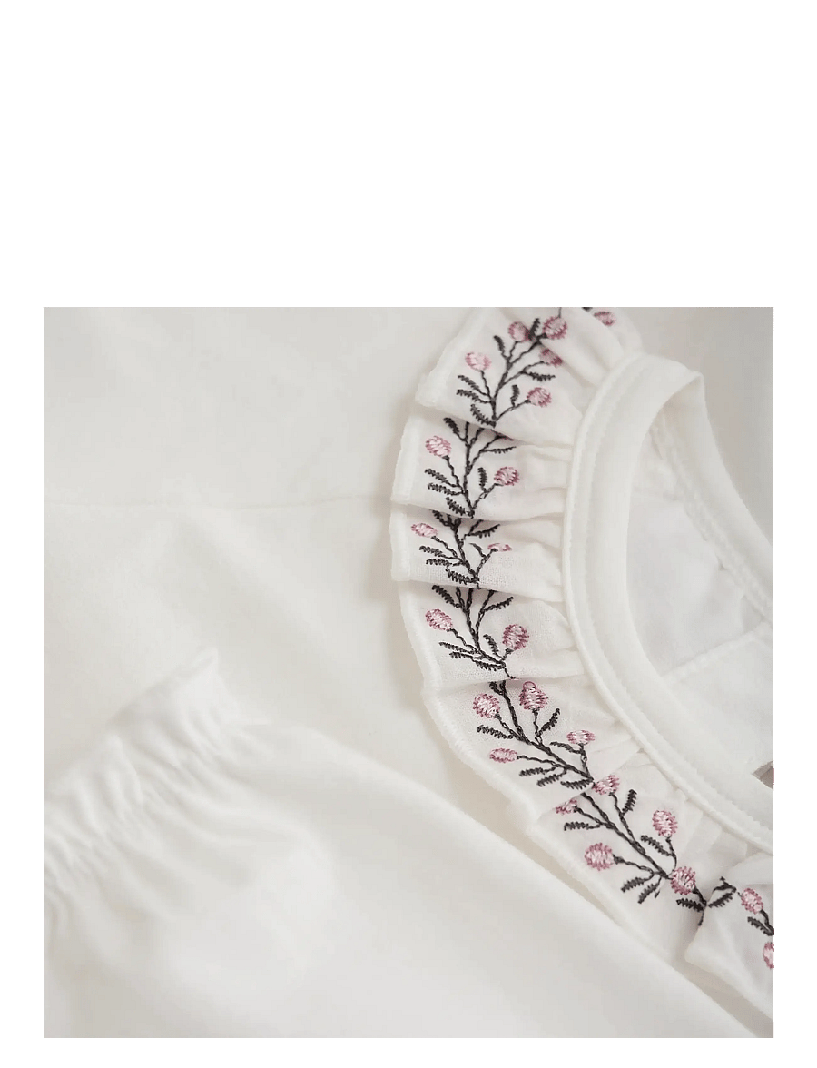 En Fant - Body LS Collar - egret - 2
