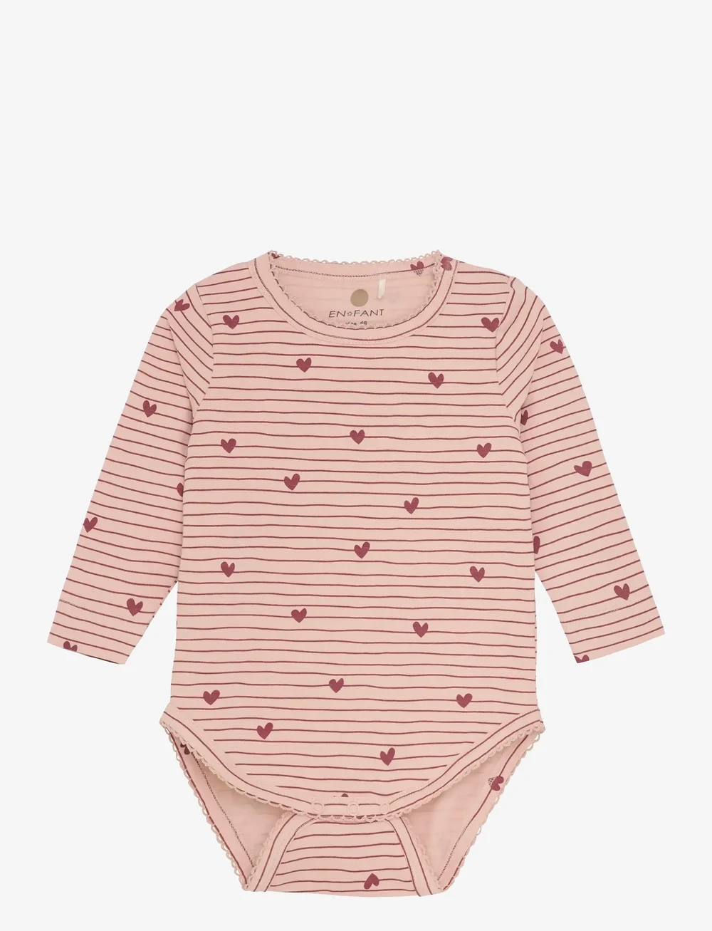 En Fant - Body LS - långärmade bodysuits - cameo rose - 0