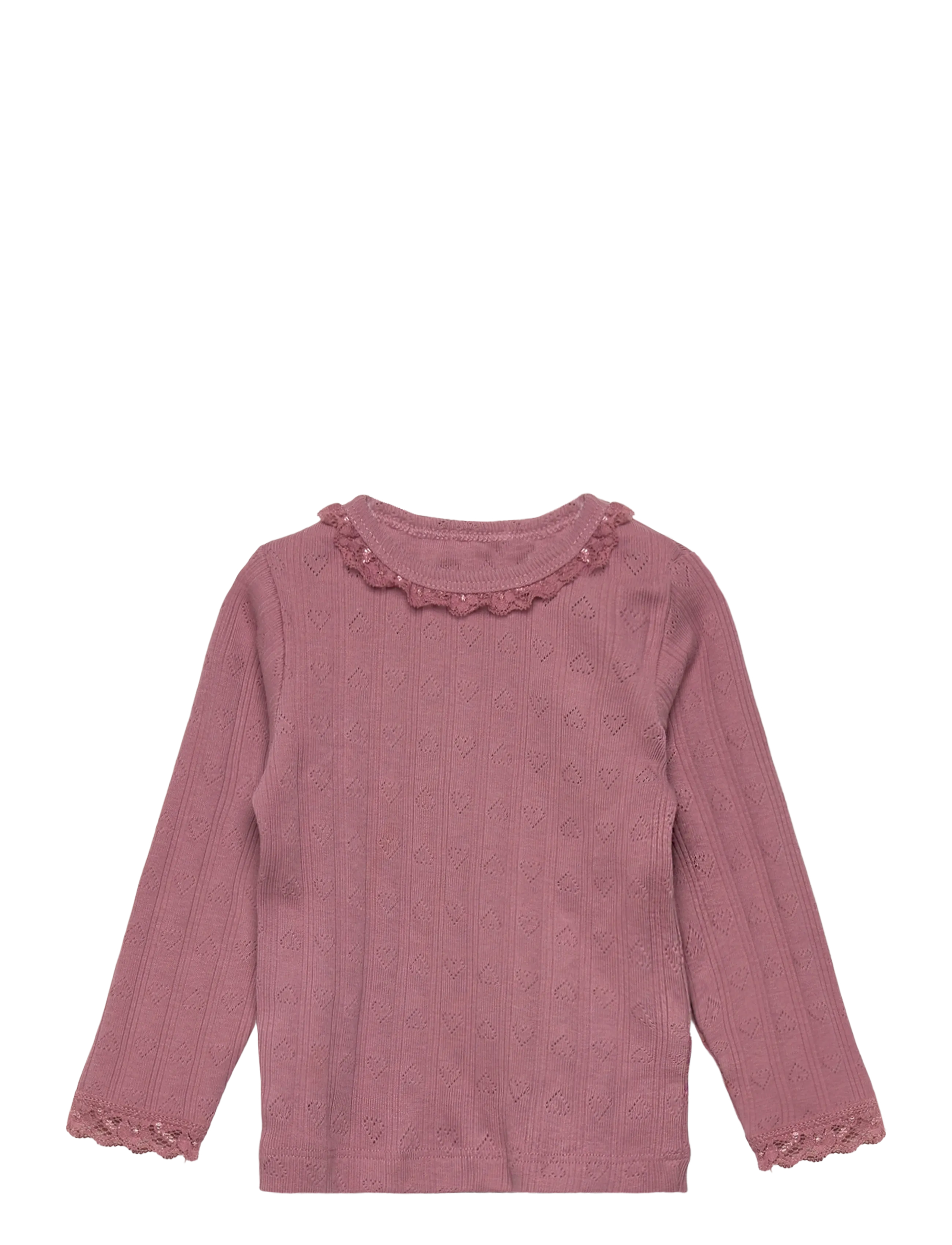 En Fant T-shirt LS Pointelle - 4 for 3 - NOSTALGIA ROSE / pink/rose