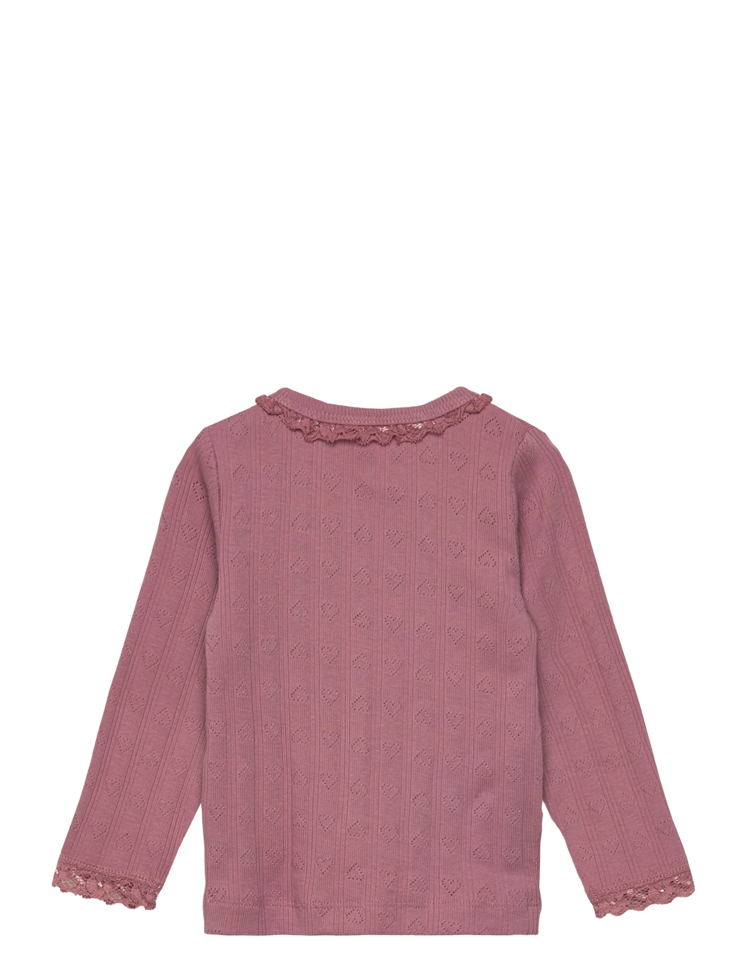 En Fant - T-shirt LS Pointelle - langærmede t-shirts - nostalgia rose - 1