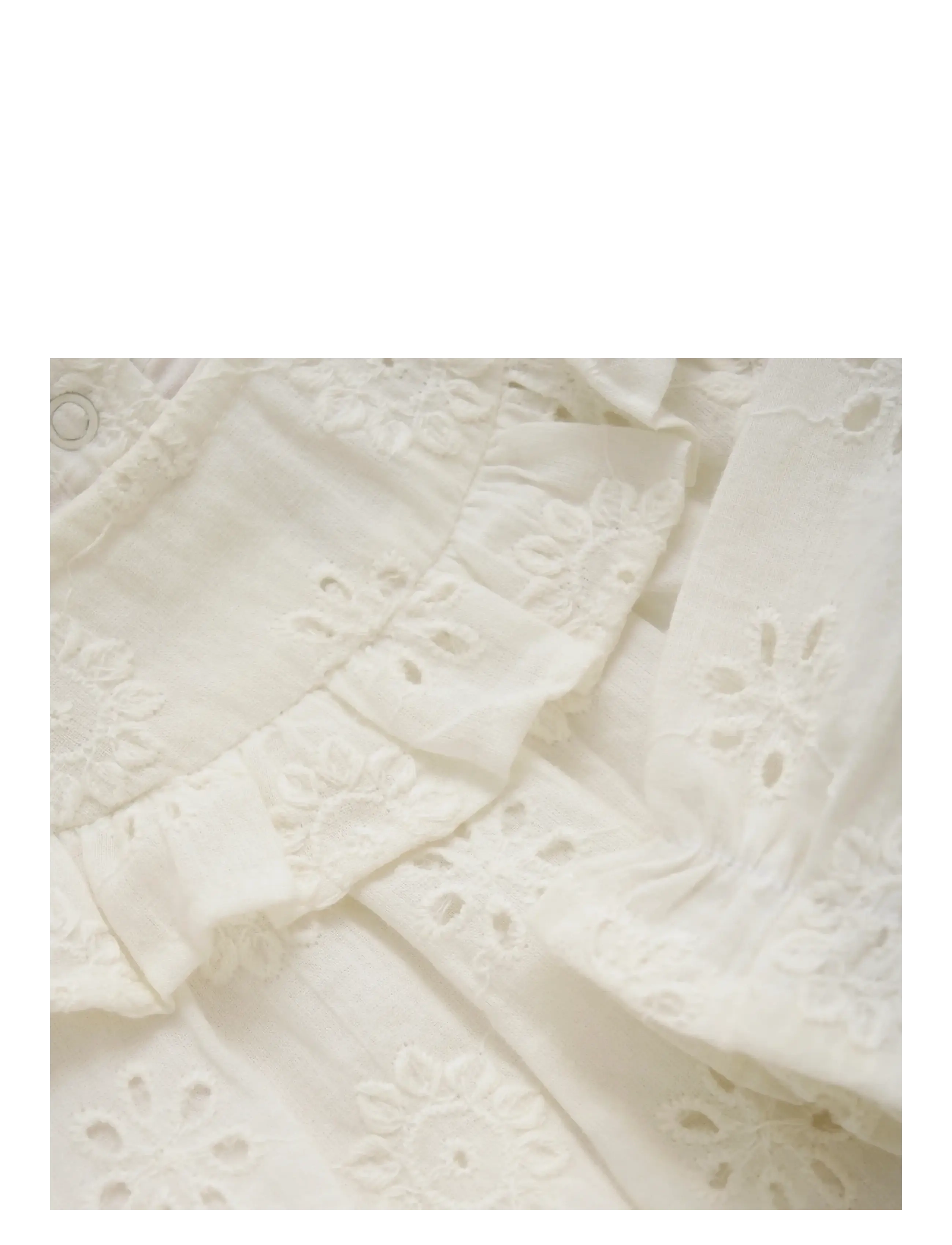 En Fant - Romper LS Woven - egret - 2