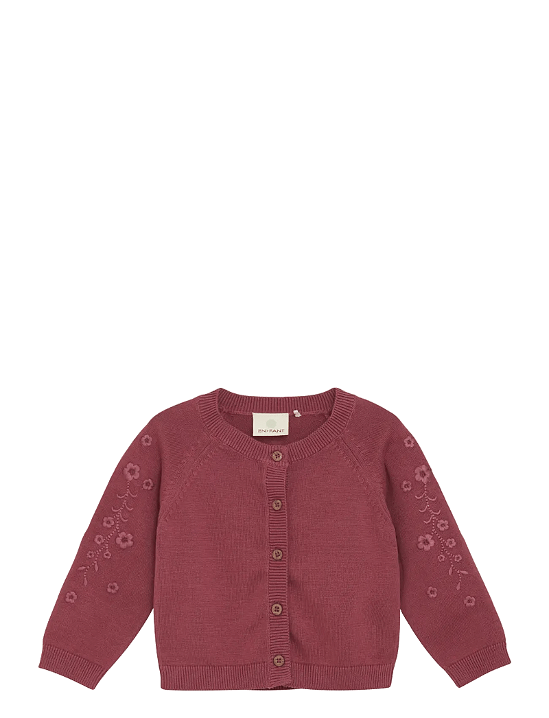 En Fant - Cardigan Knit - cardigans - roan rouge - 1