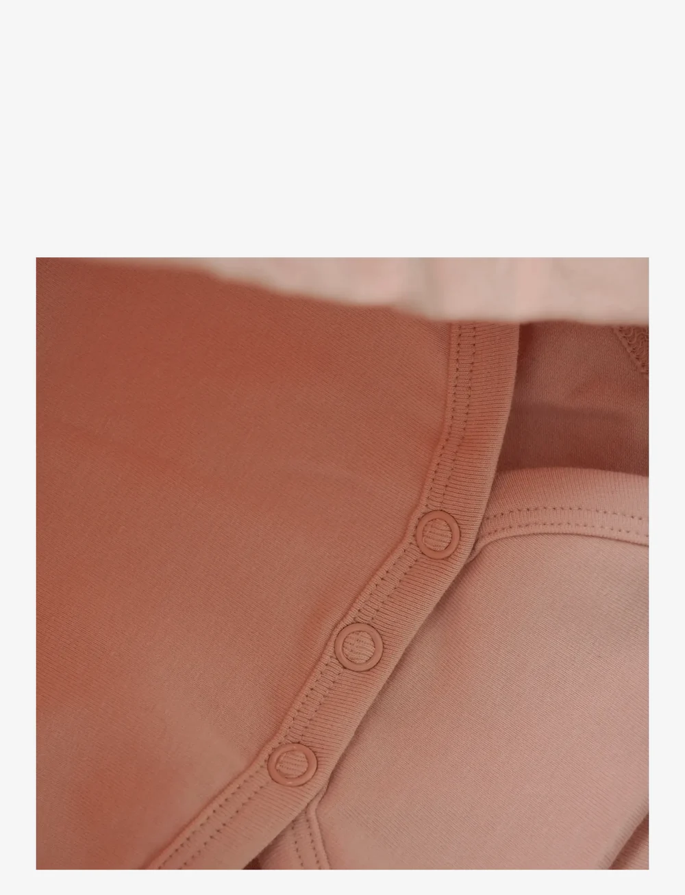 En Fant - Body Dress LS - kortärmade babyklänningar - cameo rose - 2