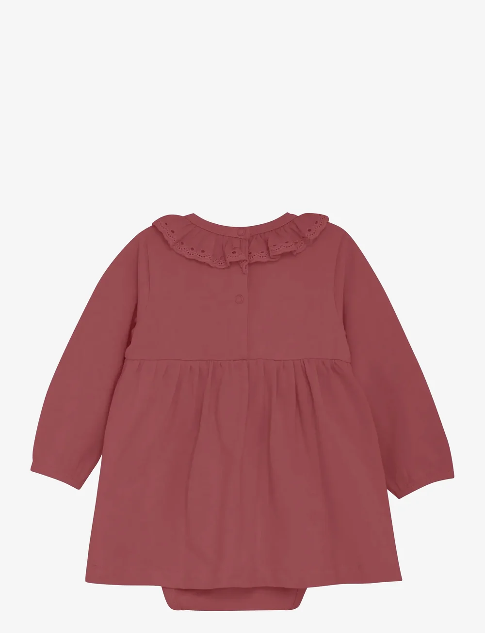 En Fant - Body Dress LS - kortärmade babyklänningar - roan rouge - 1