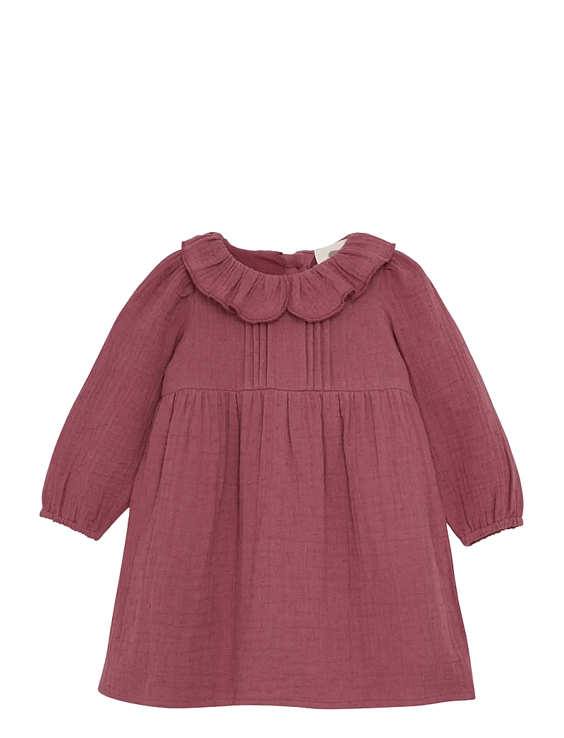 En Fant - Dress Woven - langärmelige babykleider - roan rouge - 0