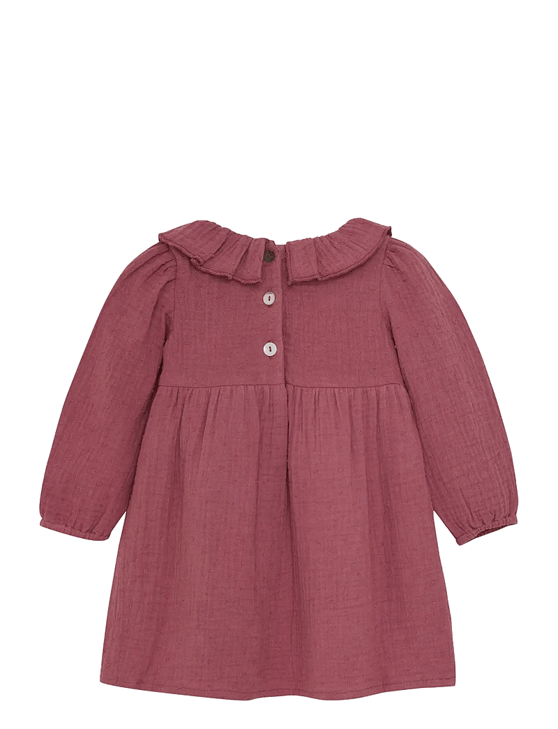 En Fant - Dress Woven - langärmelige babykleider - roan rouge - 1