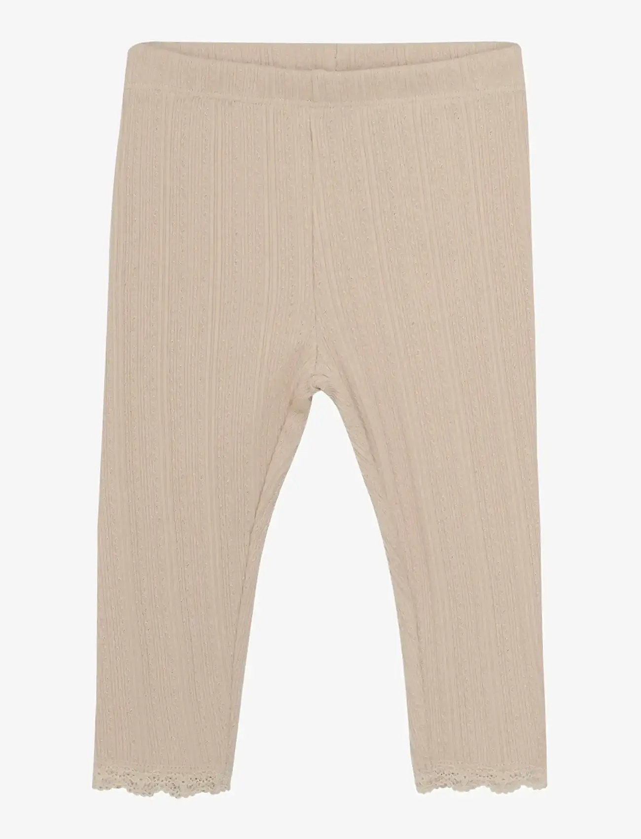 En Fant - Leggings Pointelle - timpės - french oak - 0