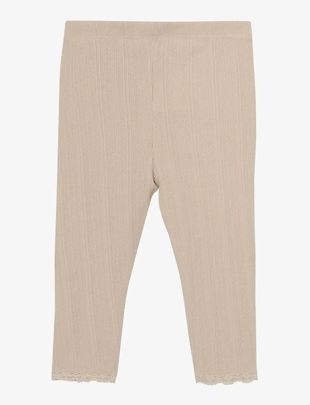 En Fant - Leggings Pointelle - timpės - french oak - 1