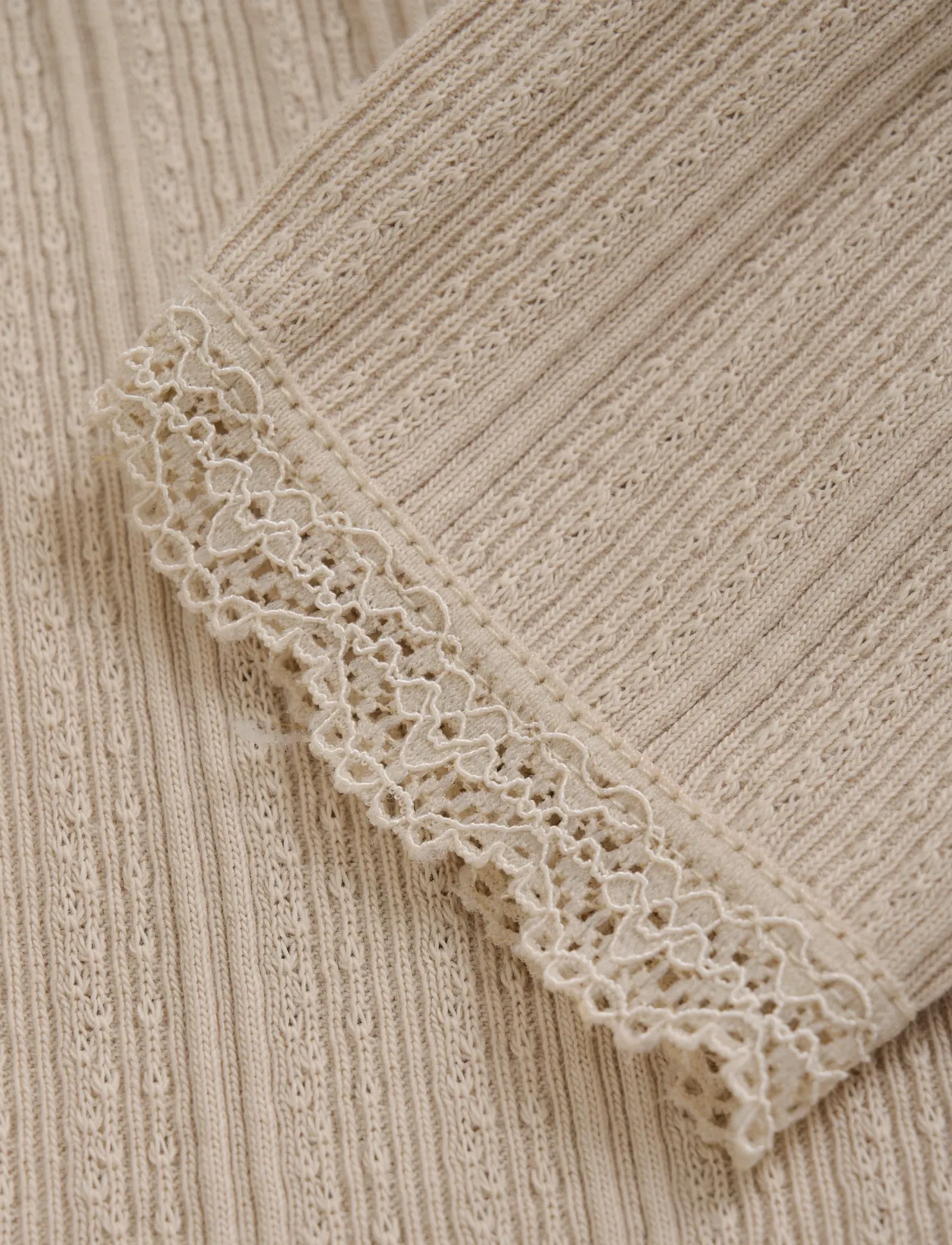 En Fant - Leggings Pointelle - french oak - 2