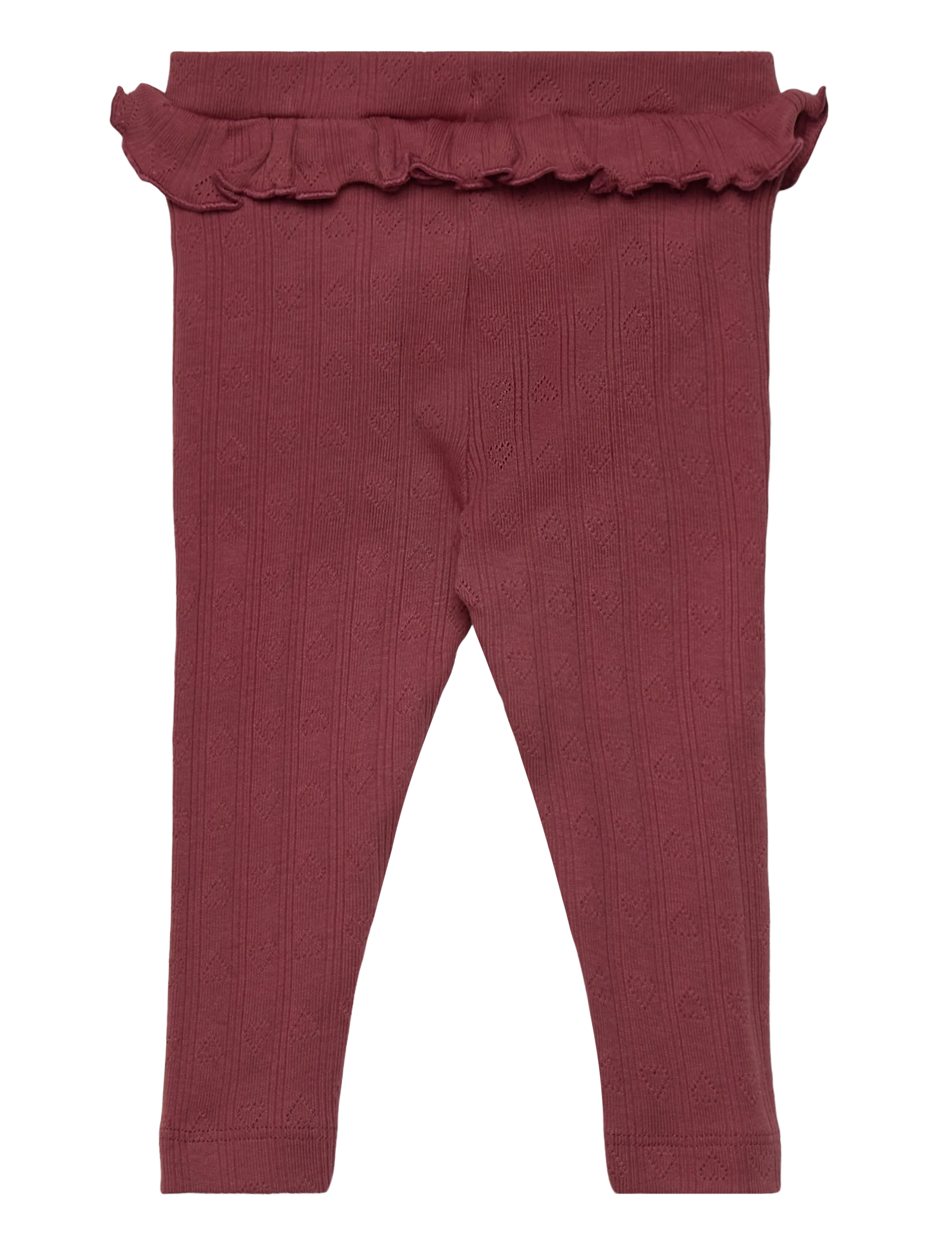 En Fant - Leggings Pointelle - roan rouge - 1