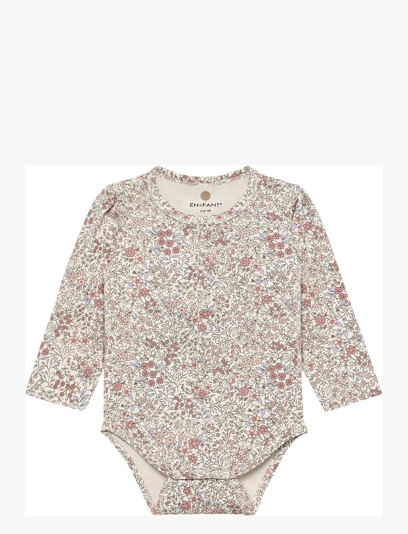 En Fant - Body LS AOP - langærmede - eggnog - 0