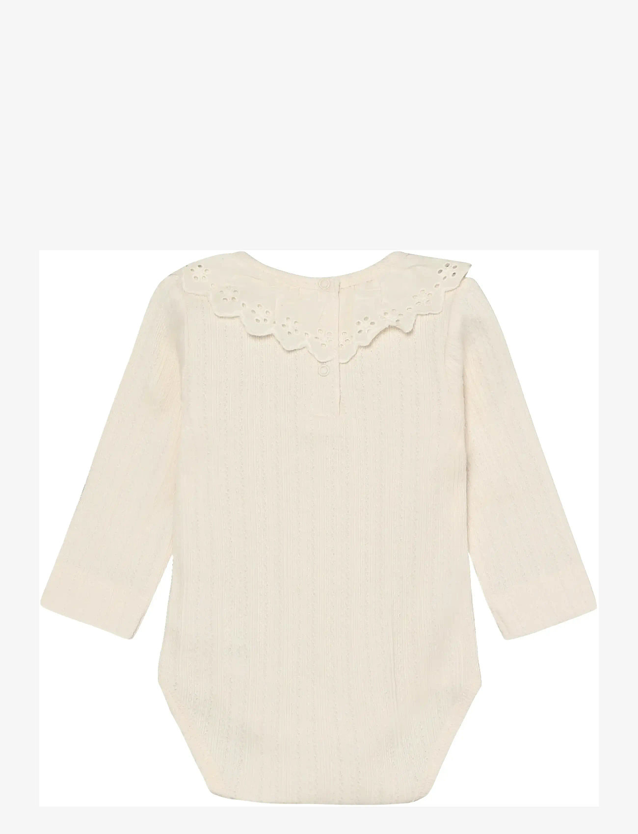 En Fant - Body LS Pointelle - långärmade bodies - eggnog - 1