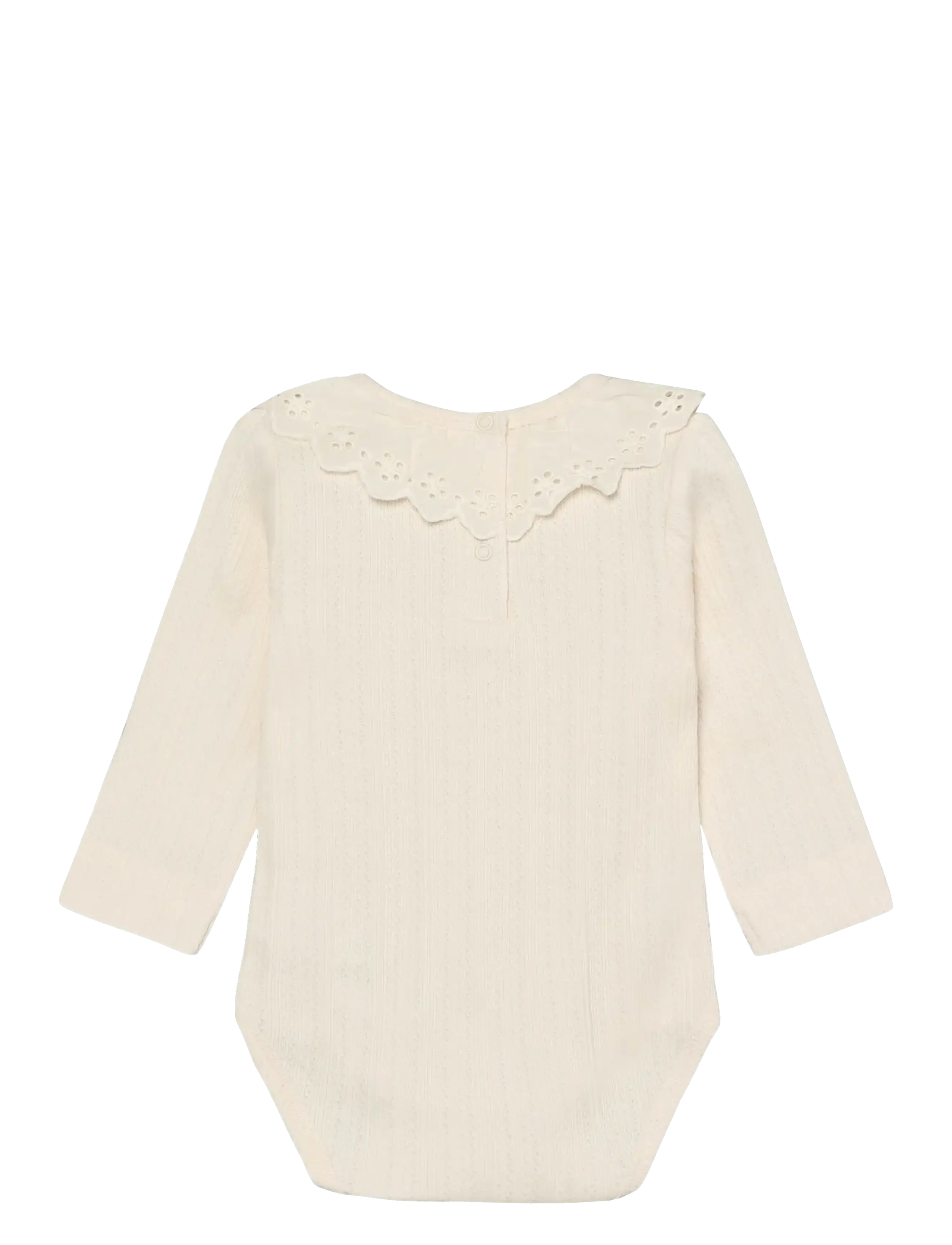 En Fant - Body LS Pointelle - långärmade bodies - eggnog - 1