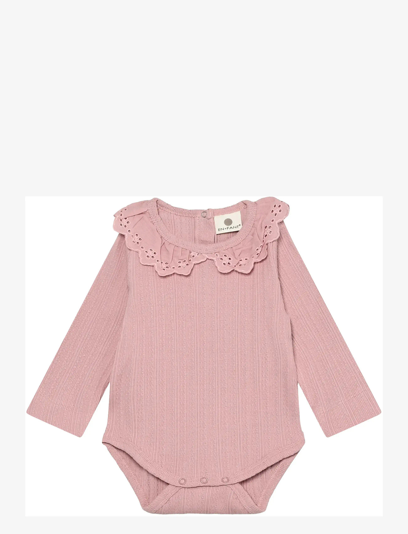 En Fant - Body LS Pointelle - långärmade bodies - zephyr - 0