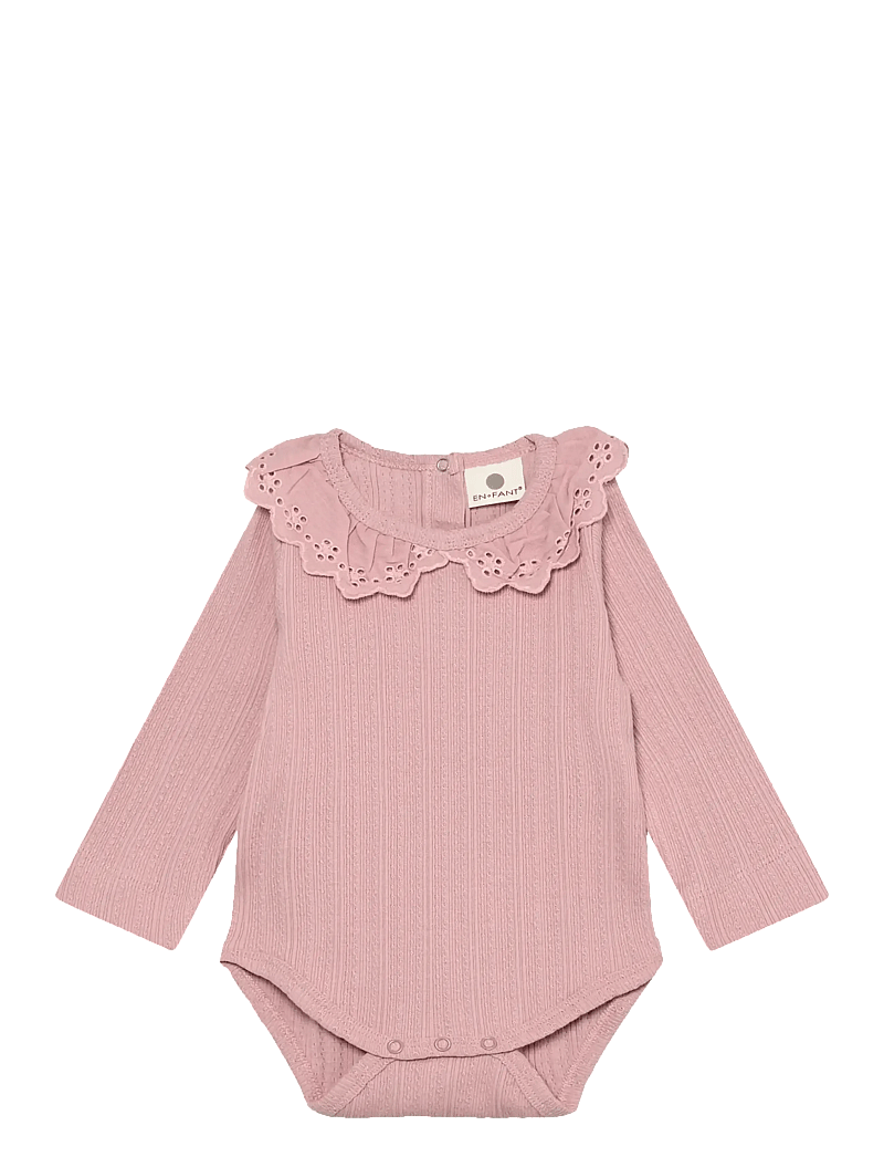 En Fant - Body LS Pointelle - långärmade bodies - zephyr - 0
